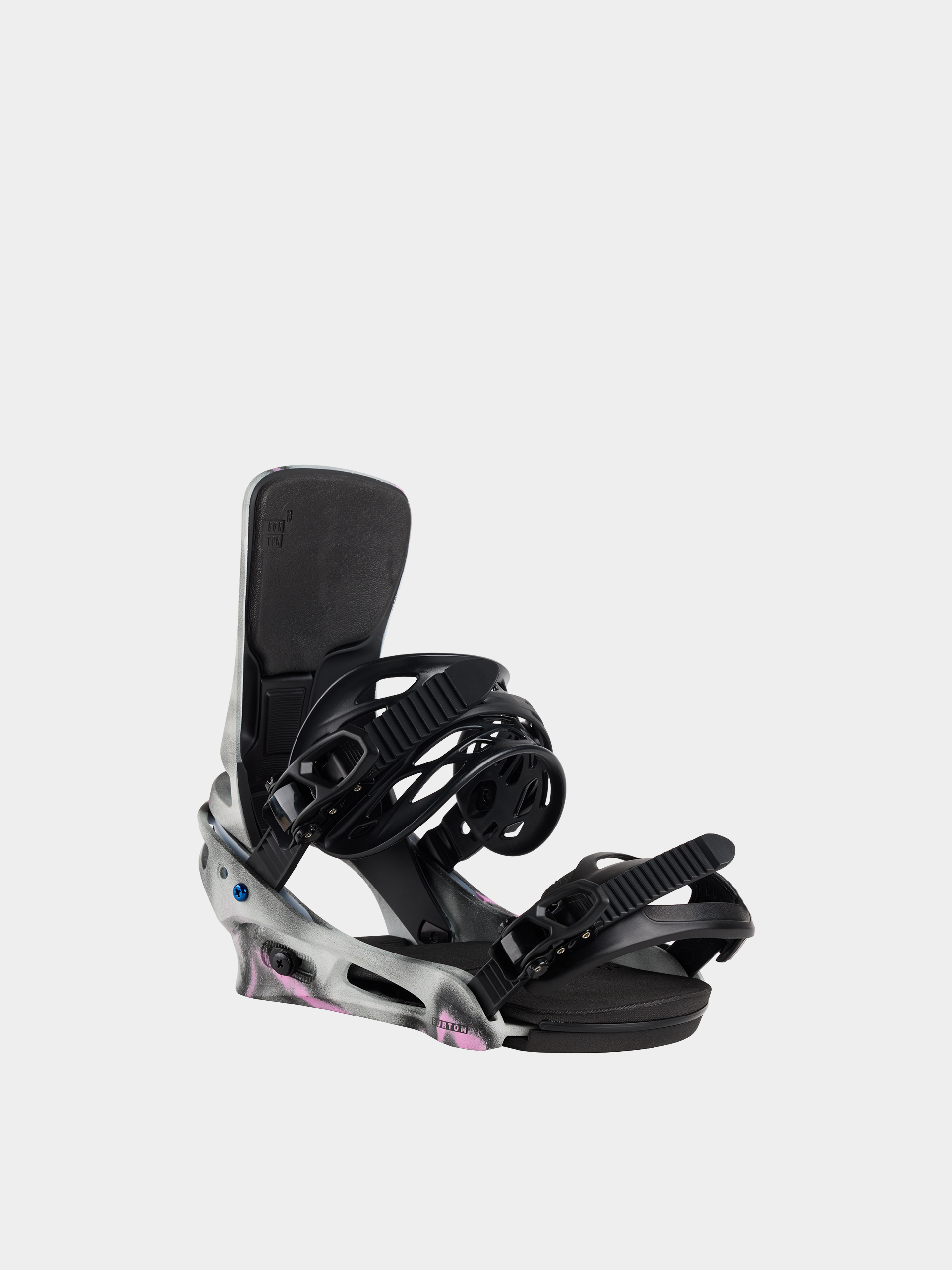 Burton Snowboard bindings Cartel X - grey (gray/pink)