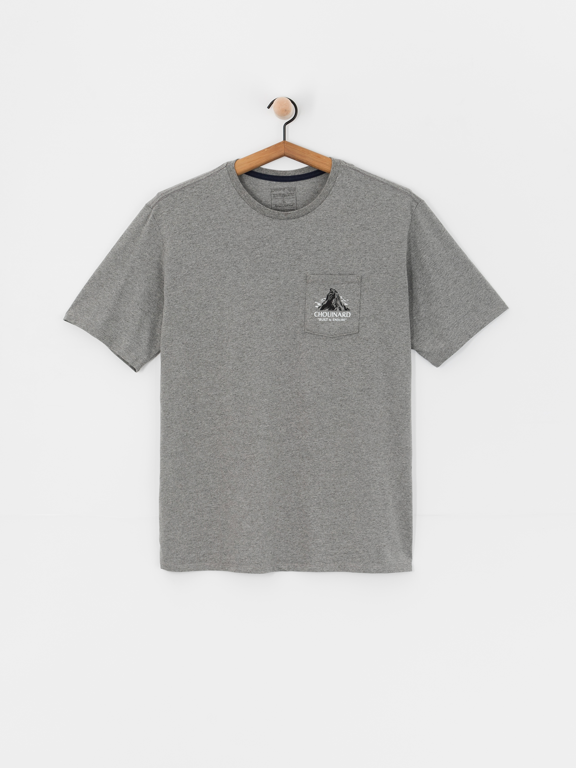 Patagonia Chouinard Crest Pocket Responsibili T-Shirt (gravel heather)
