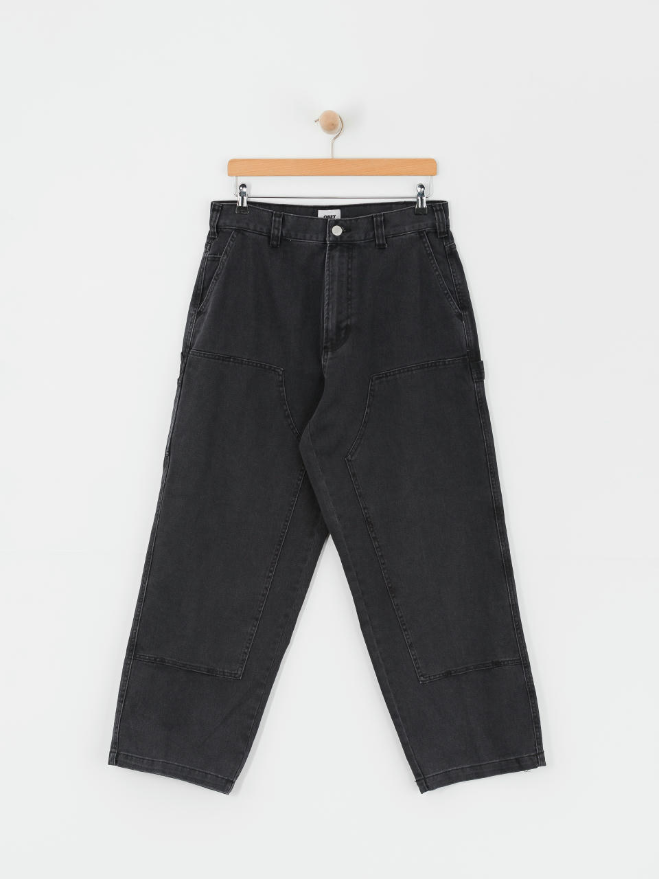 OBEY Bigwig Denim Carpenter Hose (black faded wash)