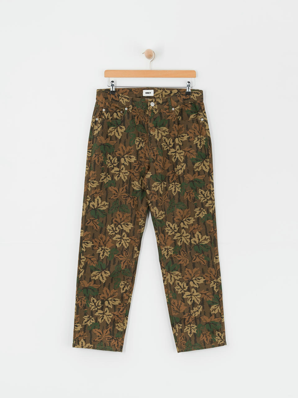 OBEY Hardwork Printed Denim Hose (mulled basil multi)