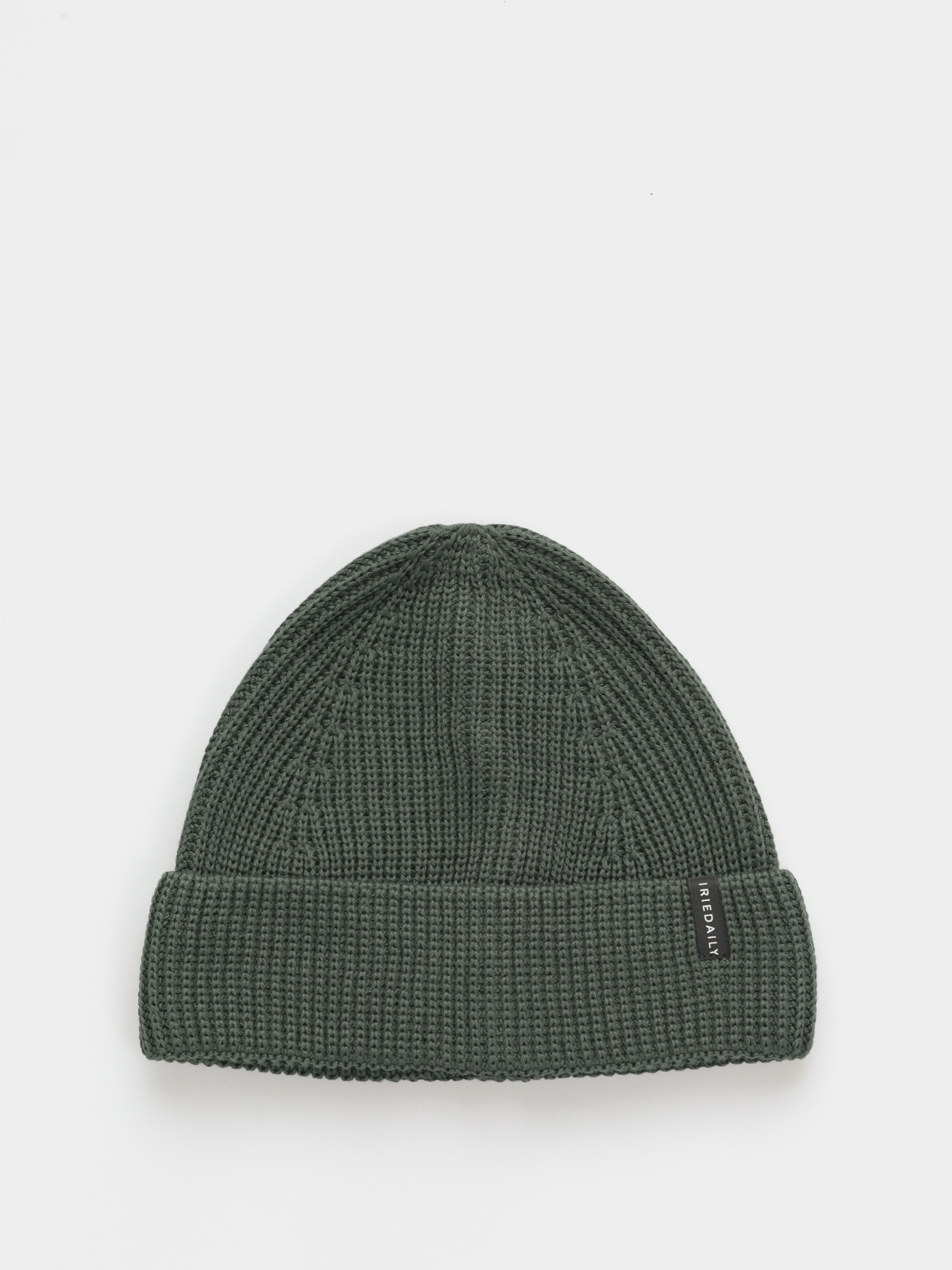 Dime Cursive Wool Fold Beanie - green (forest)
