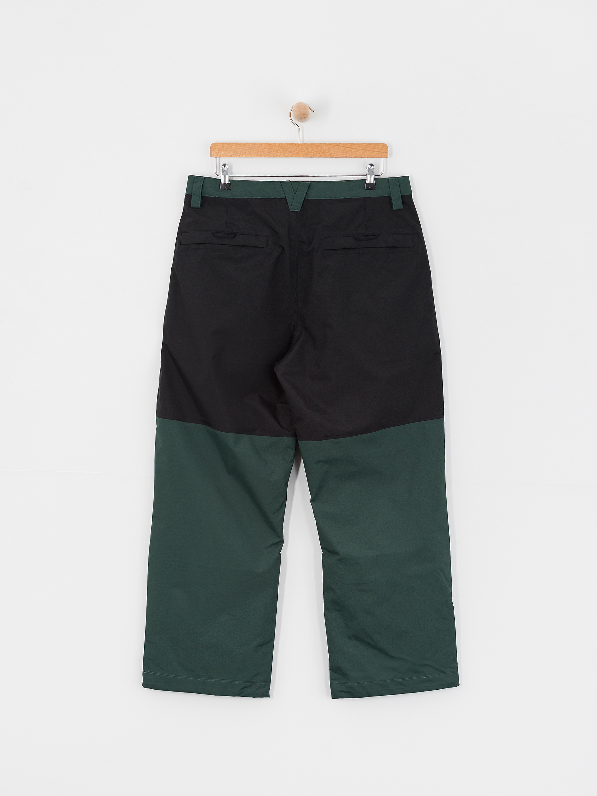 Mens Vans Snowboard pants Mte Hellbound (black/green gables)