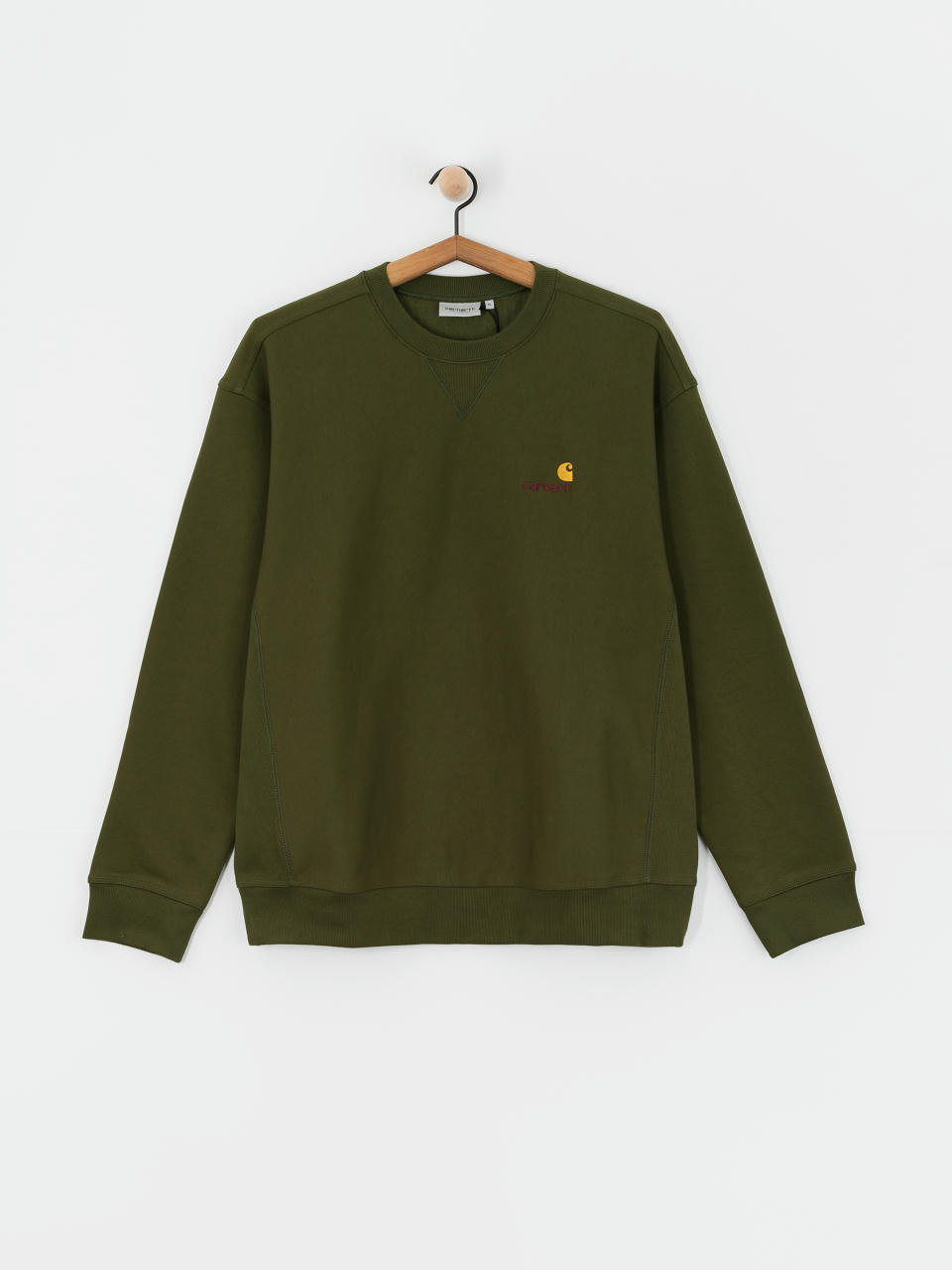 Carhartt WIP Sweatshirt American Script (tarragon)