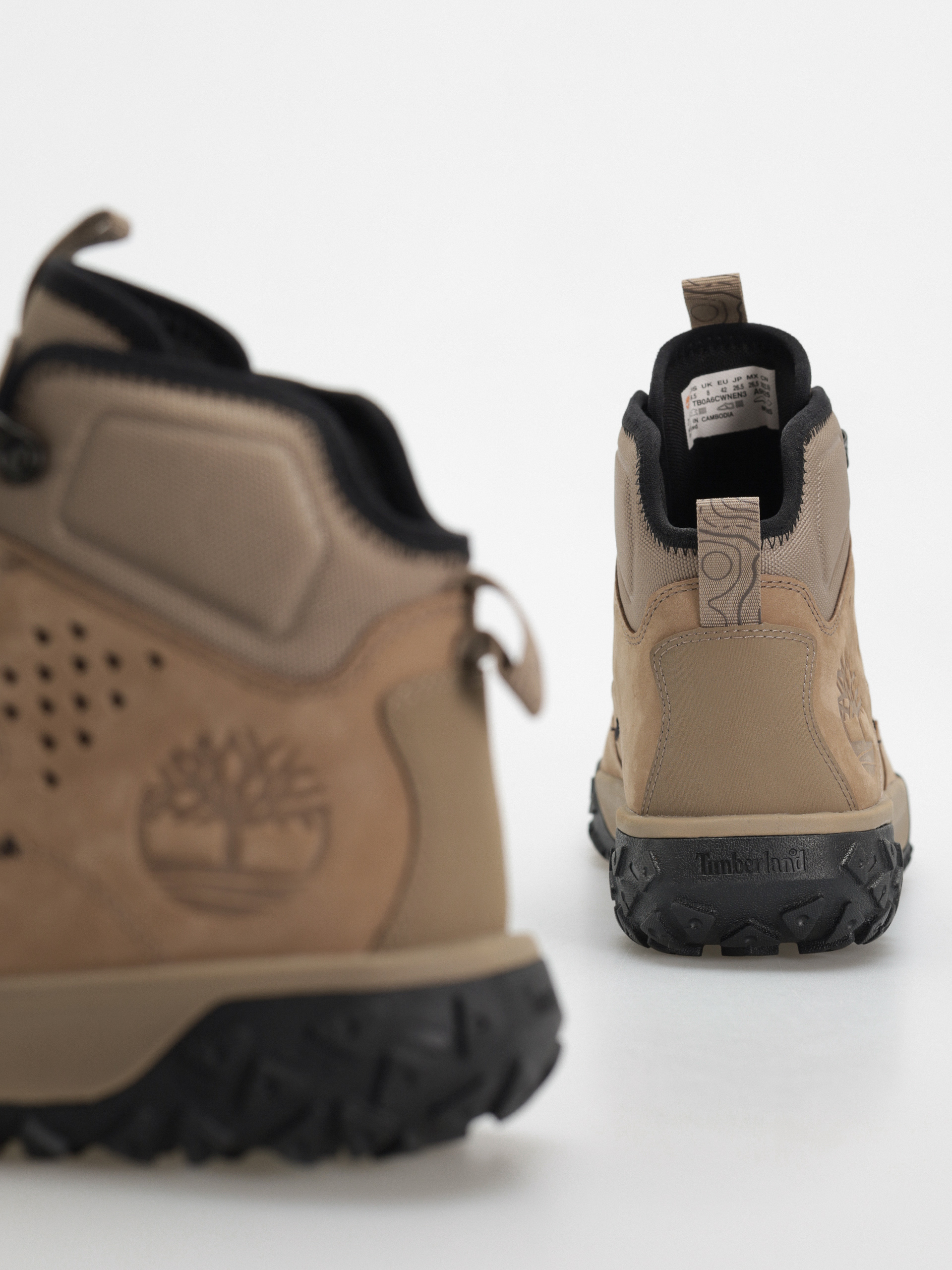 Timberland winter shoes Greenstride Motion 6 Mid (medium beige nubuck)