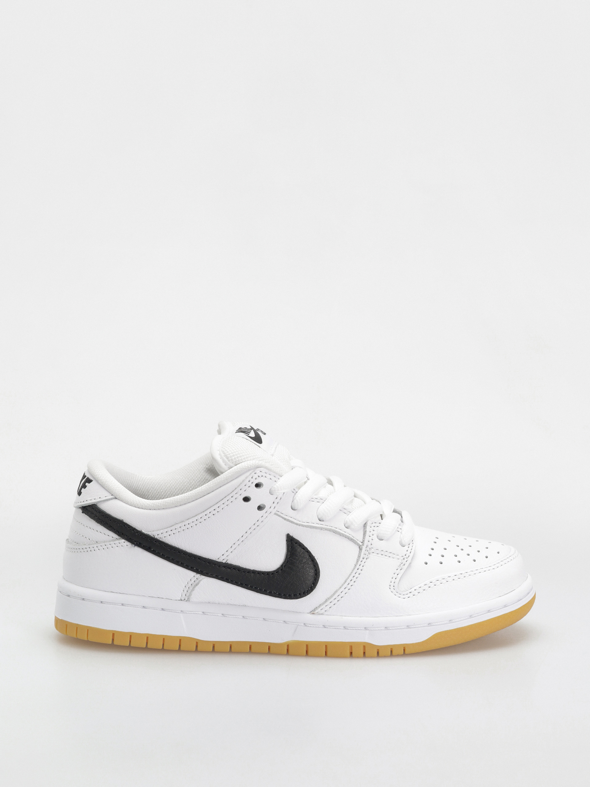 Nike SB Schuhe Dunk Low Pro Aa WeiB white black white gum light brown