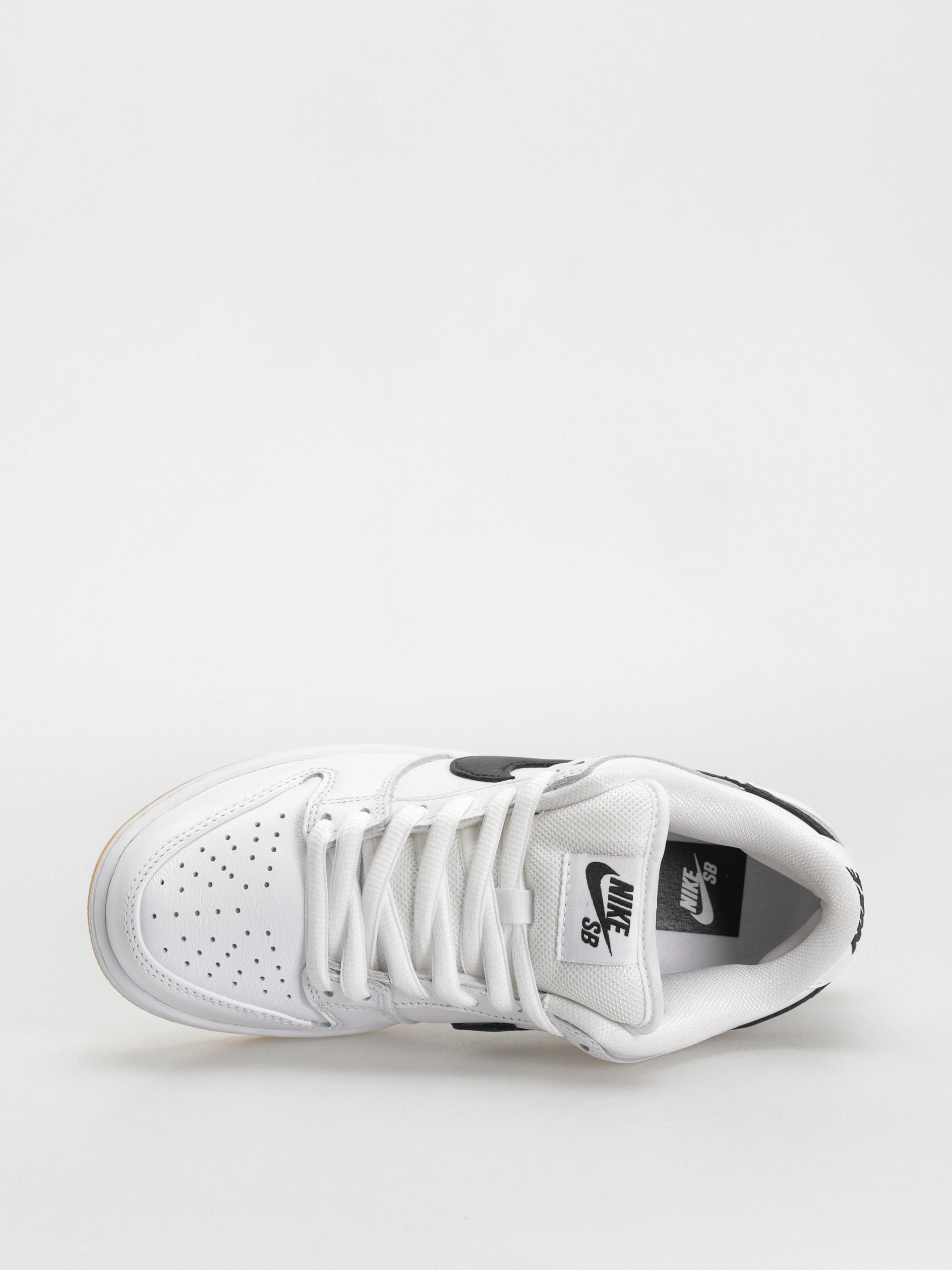 スニーカー Nike SB Dunk Low Pro White/Black-White-Gum Light Brown Nike SB Dunk Low Pro (Black/White-Black-Gum Light Brown