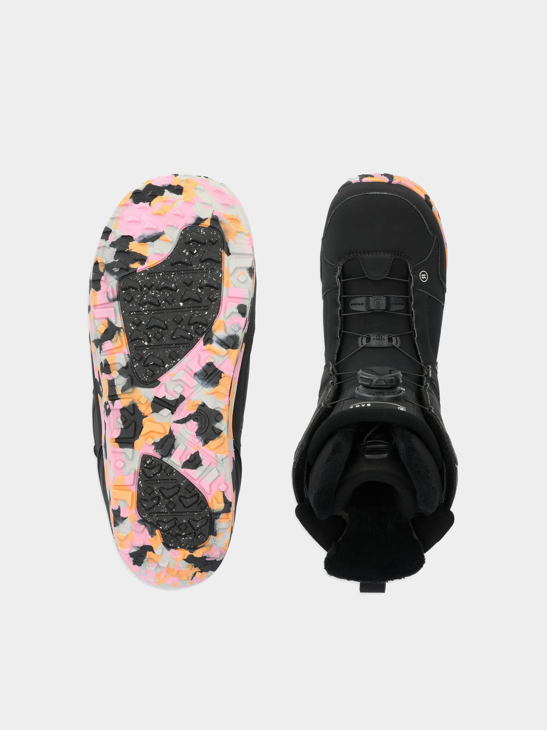 Damen Ride Snowboard Schuhe Sage (black)