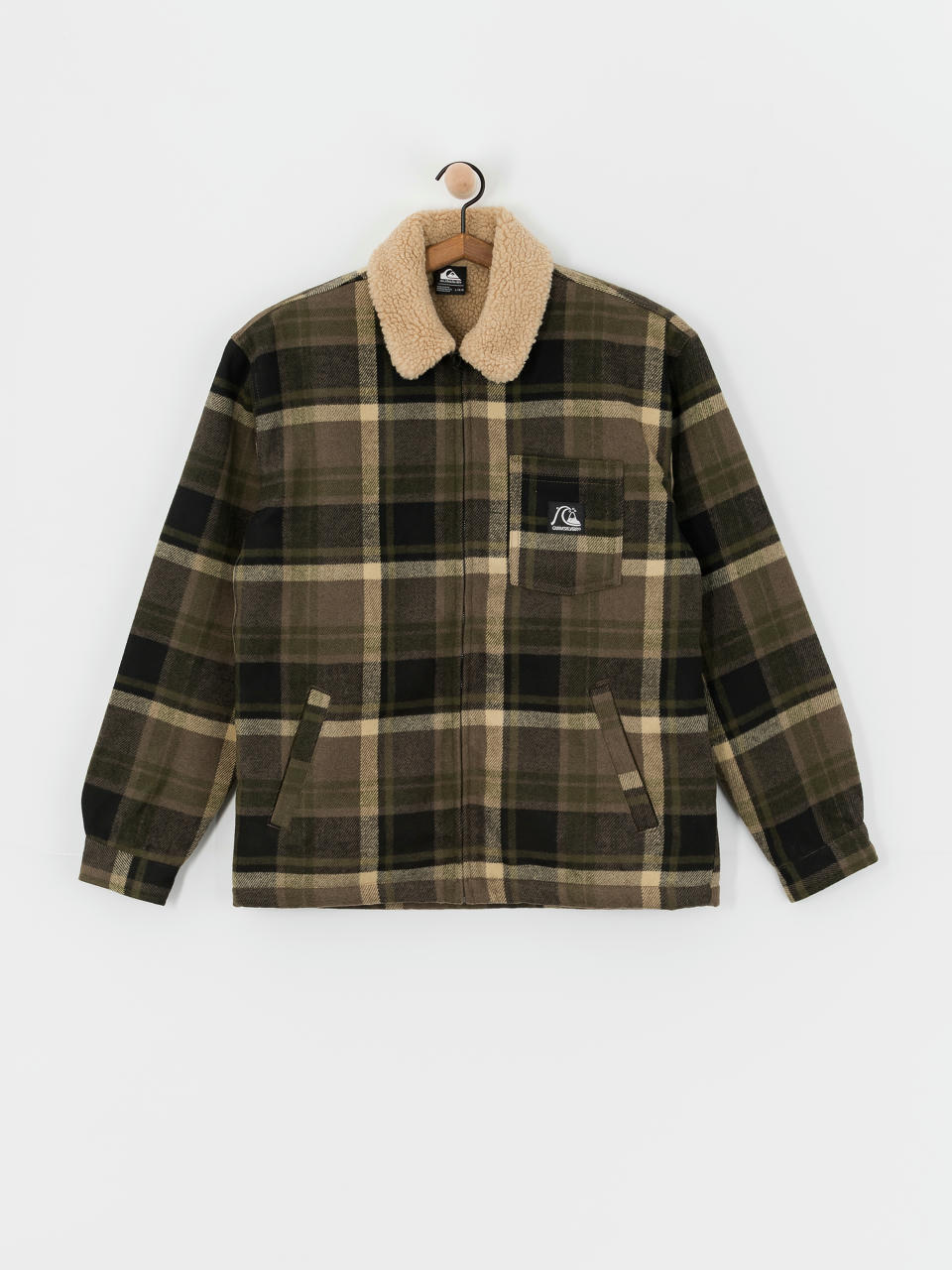 Quiksilver Dna Sherpa Harrington Jacket (canteen dna surf harrington)