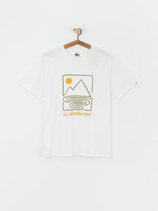 Quiksilver Qs Outline Mountains T-Shirt (white)