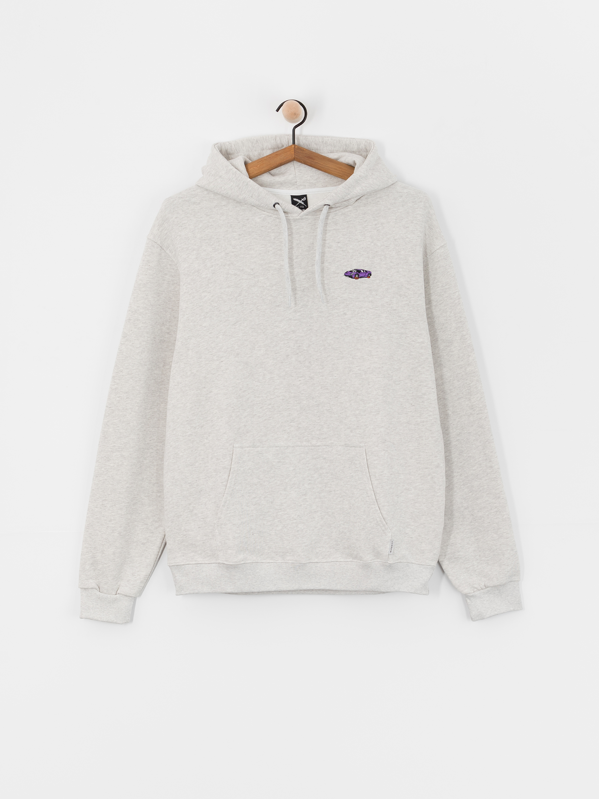 Iriedaily No Wheels HD Hoodie (ash heather)