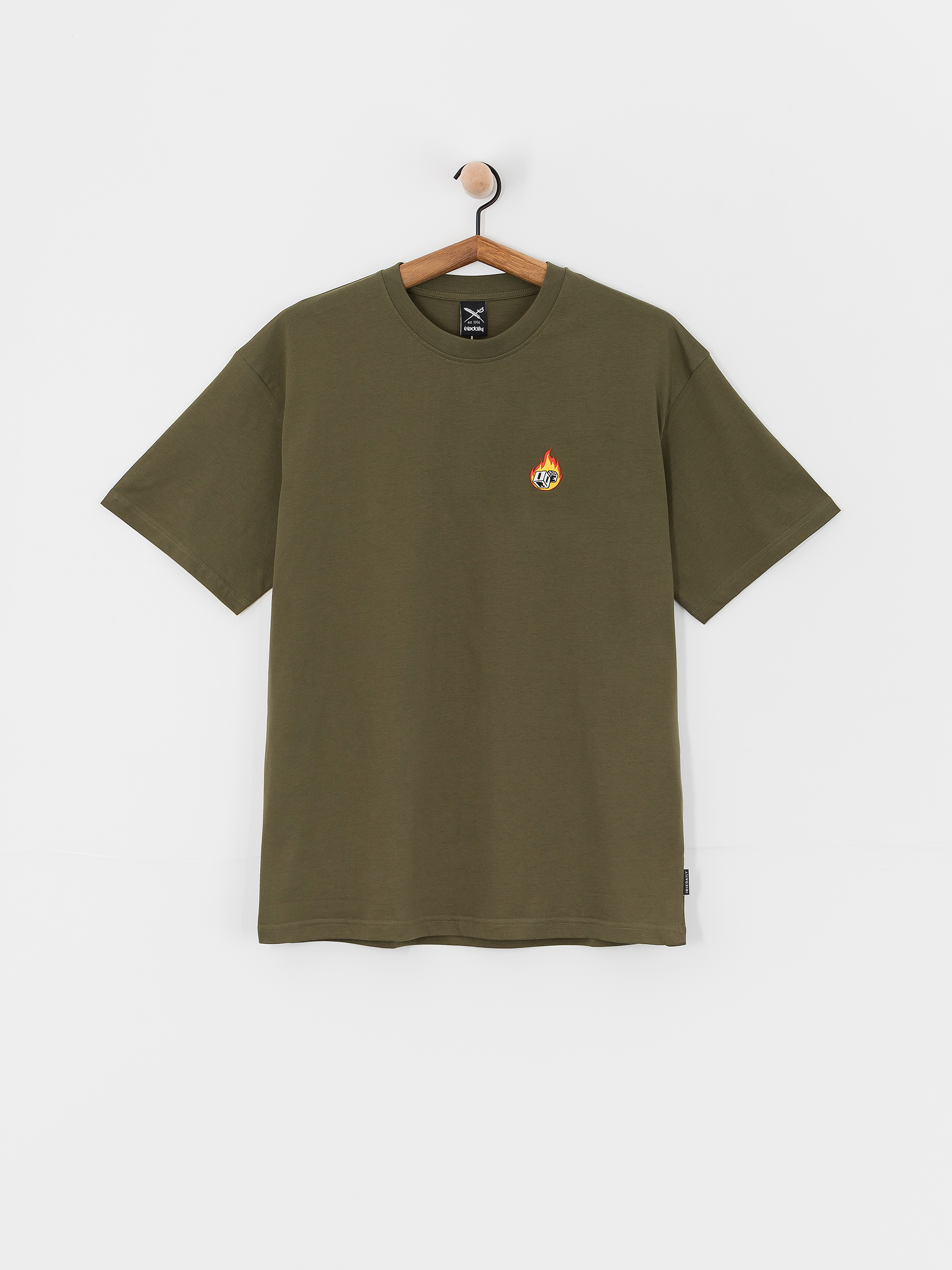 Iriedaily Flaming Dices T-Shirt (warm olive)