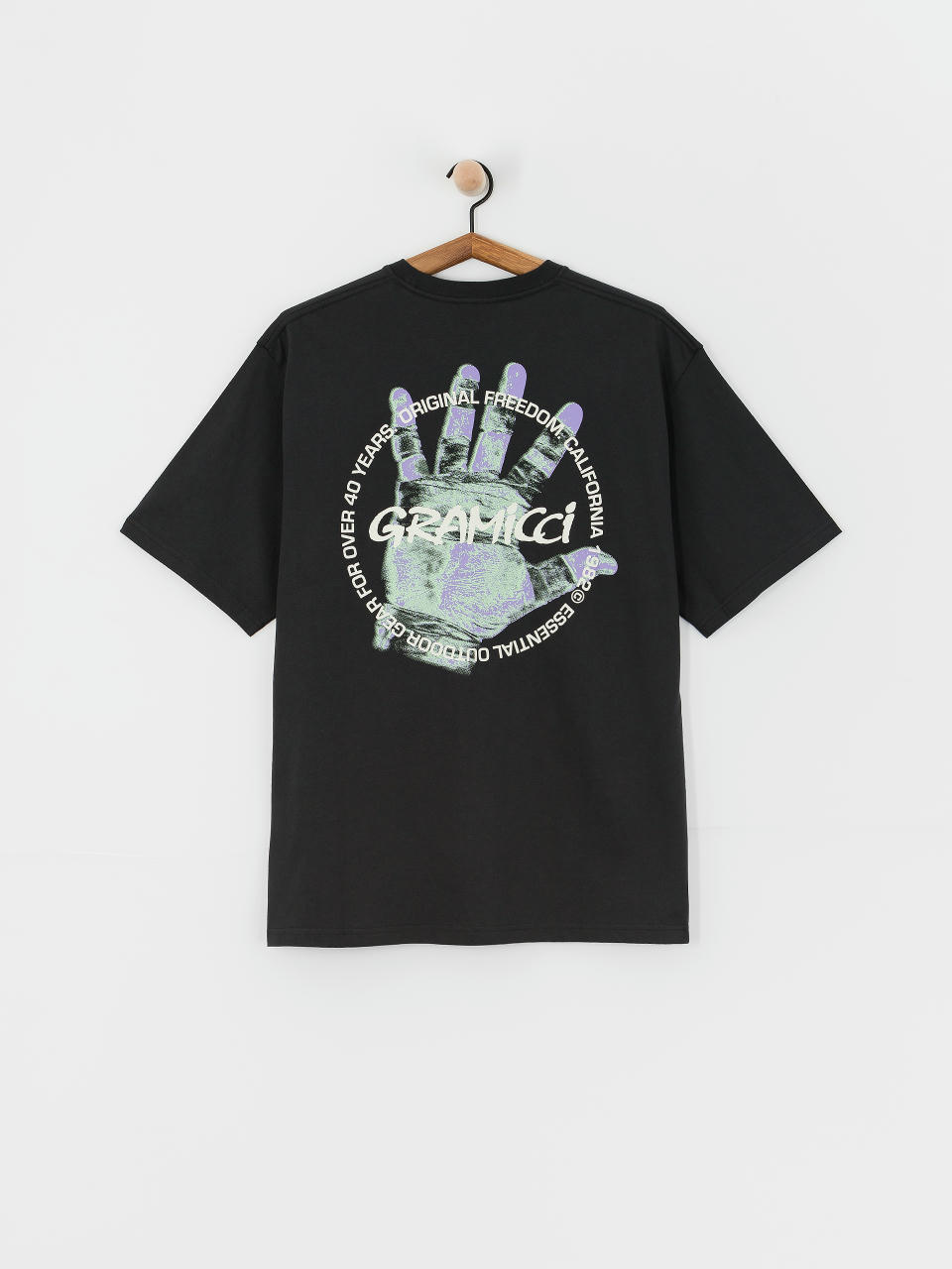 Gramicci Climber’S Hand T-Shirt (vintage black)