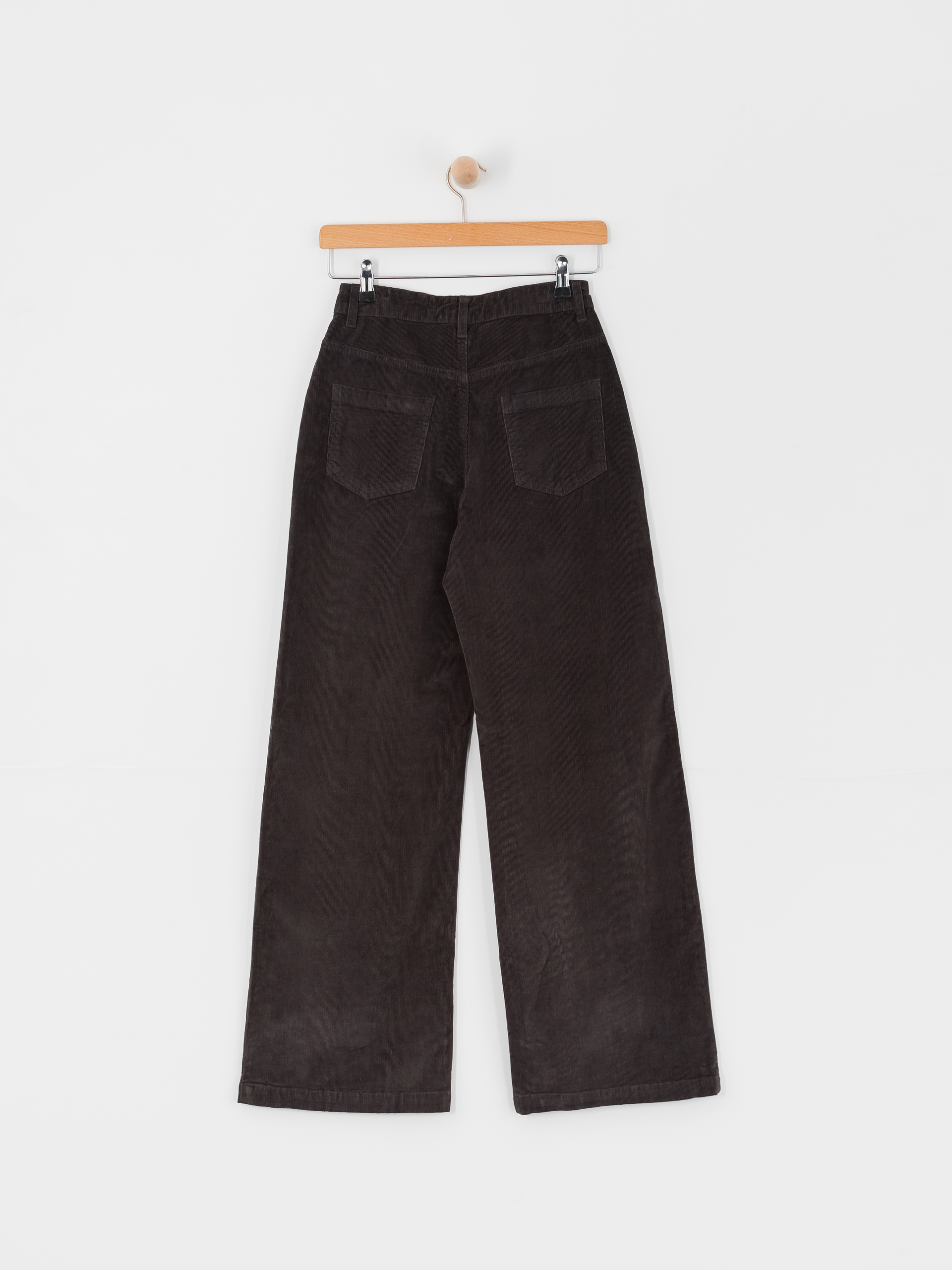 Roxy Surf On Cloud ERJNP03522 - Pantaloni Donna A Vita Alta Con Gamba Larga In Velluto A Coste