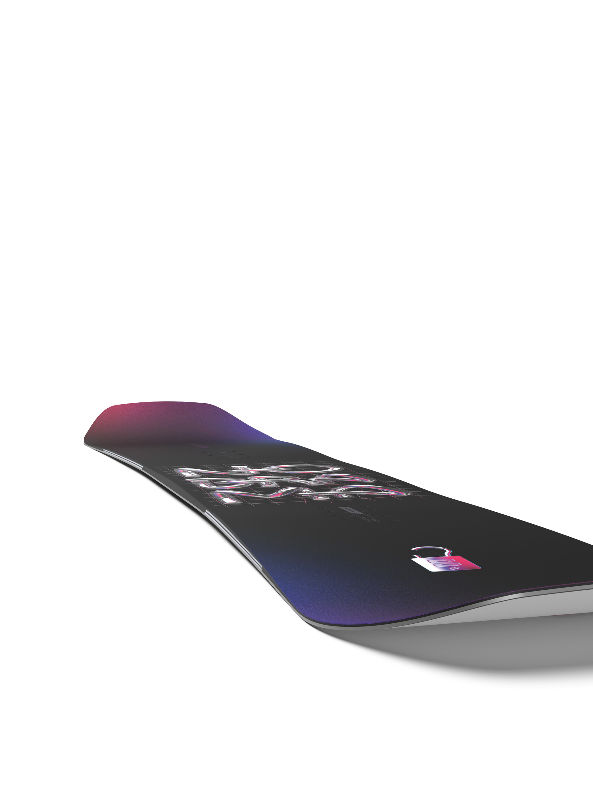 Snowboard Salomon No Drama Wmn - black, violet, multicolor