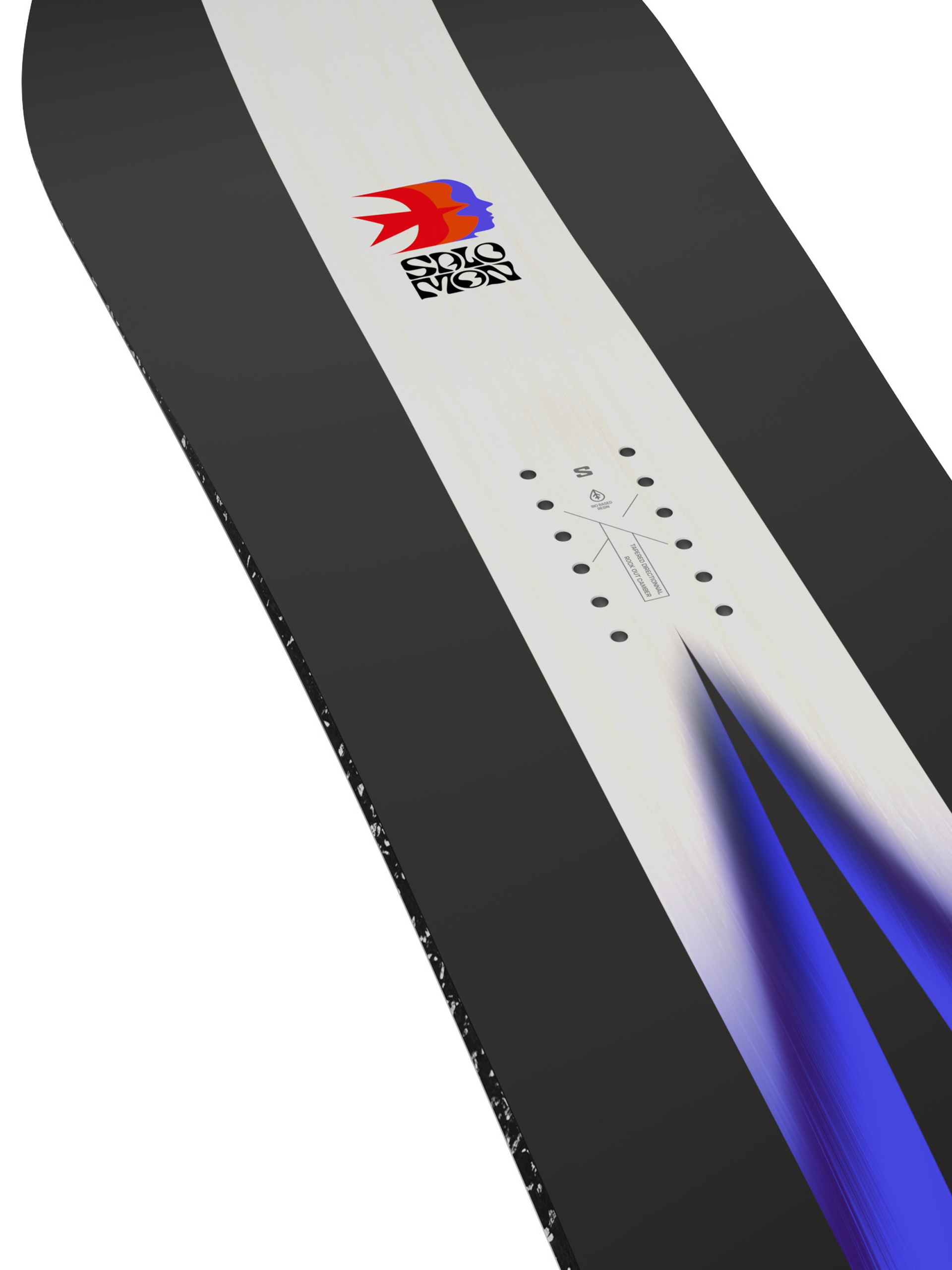 Snowboard Salomon Highpath - white, black, multicolor