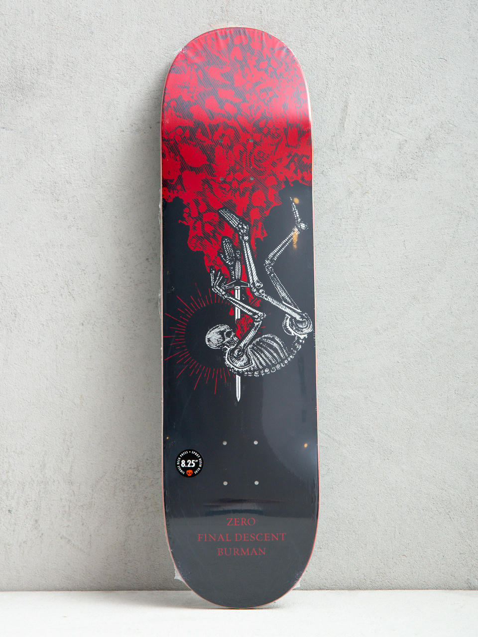 Zero Deck Final Descent Burman (red/black)