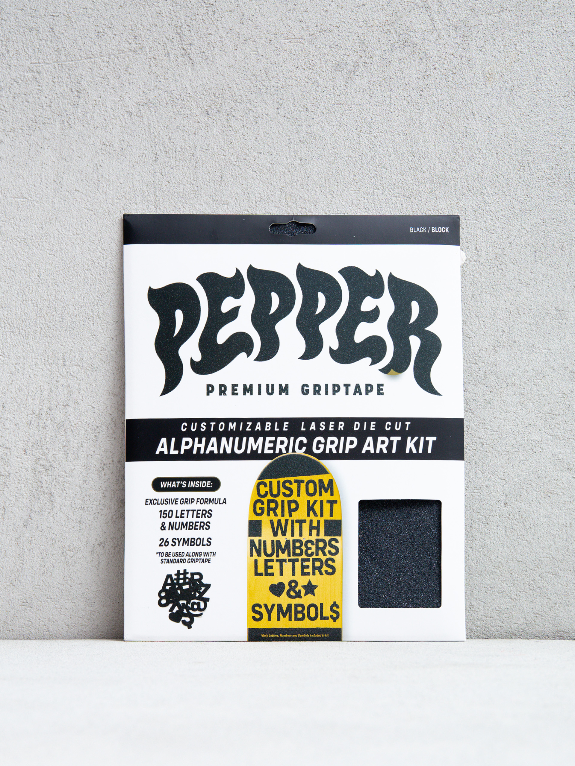 Pepper_Griptape Grip Alphanumeric (black)