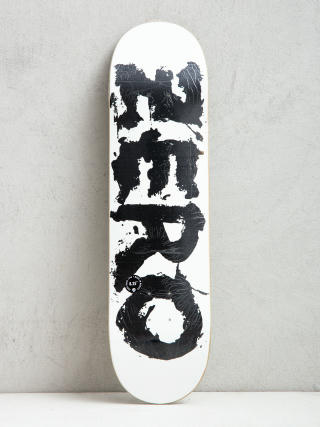 Zero Deck Misled Youth Handscreened (white/black)