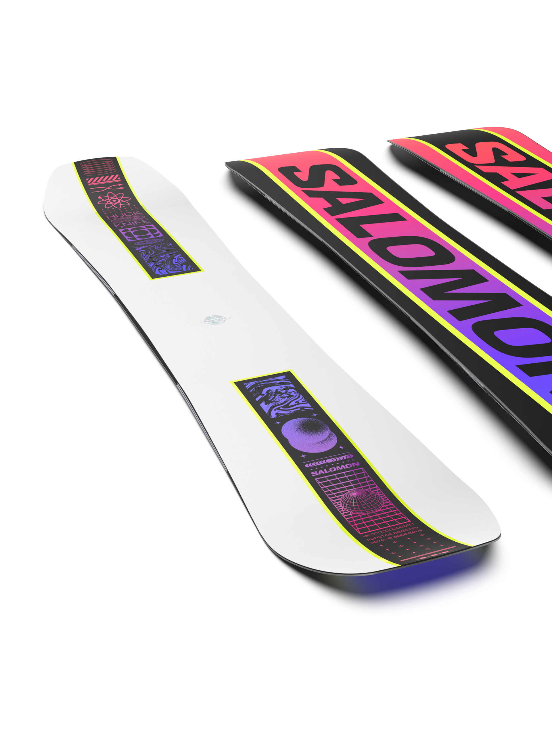 Herren Salomon Snowboard Huck Knife (white/black)