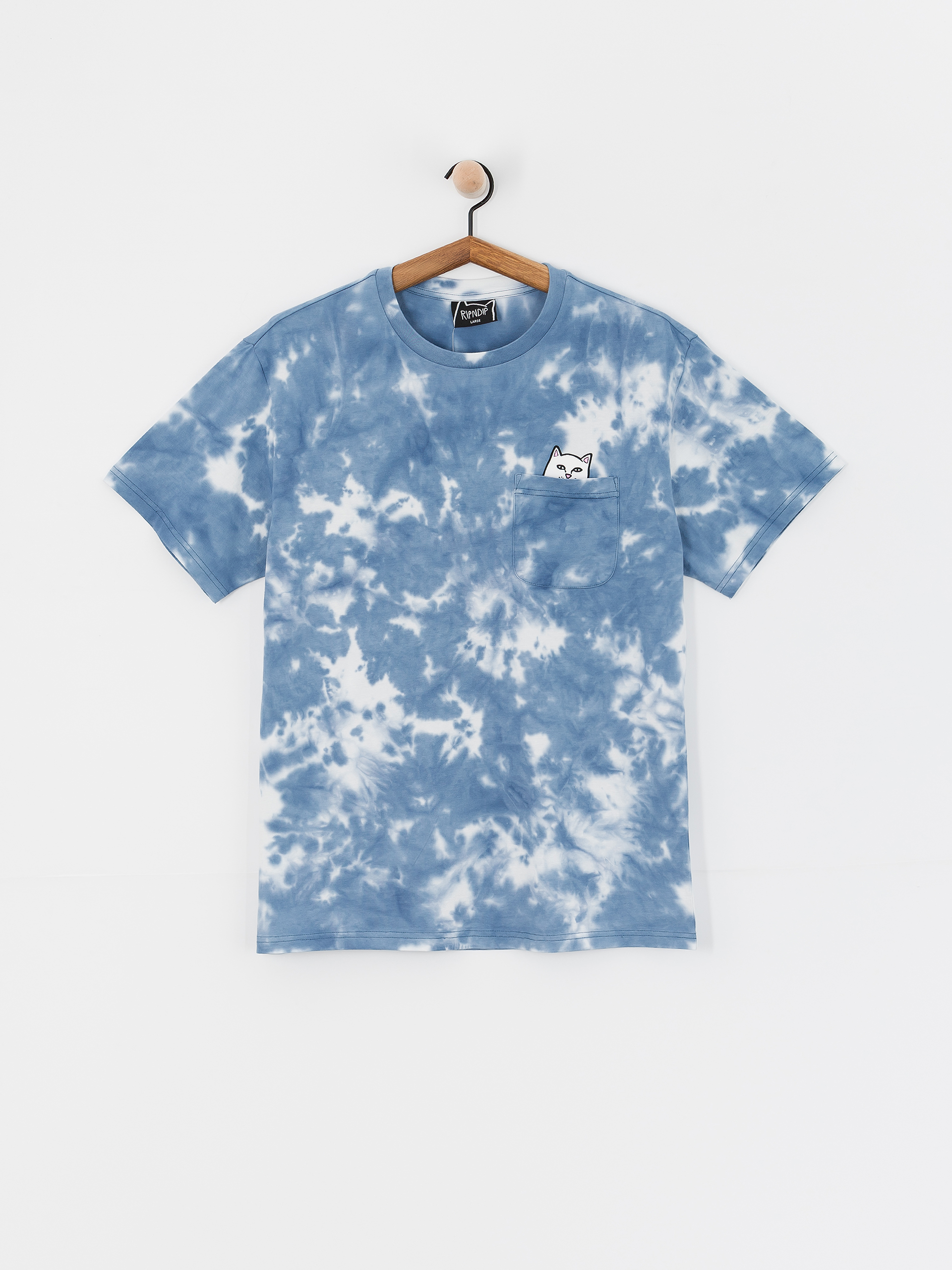 RipNDip Lord Nermal Pocket T-Shirt (slate lightning wash)