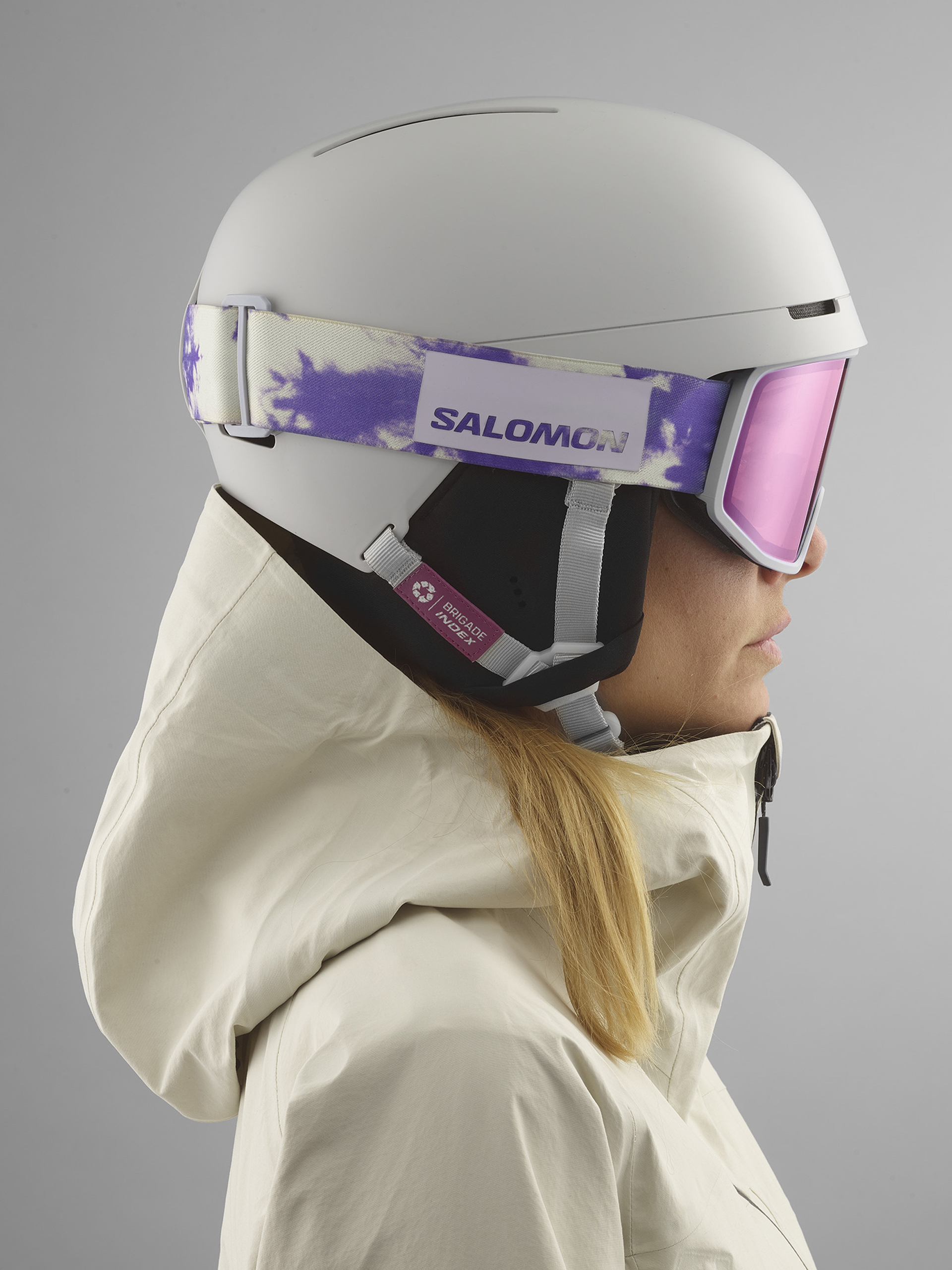 Salomon Helmet Brigade Index (grey violet)