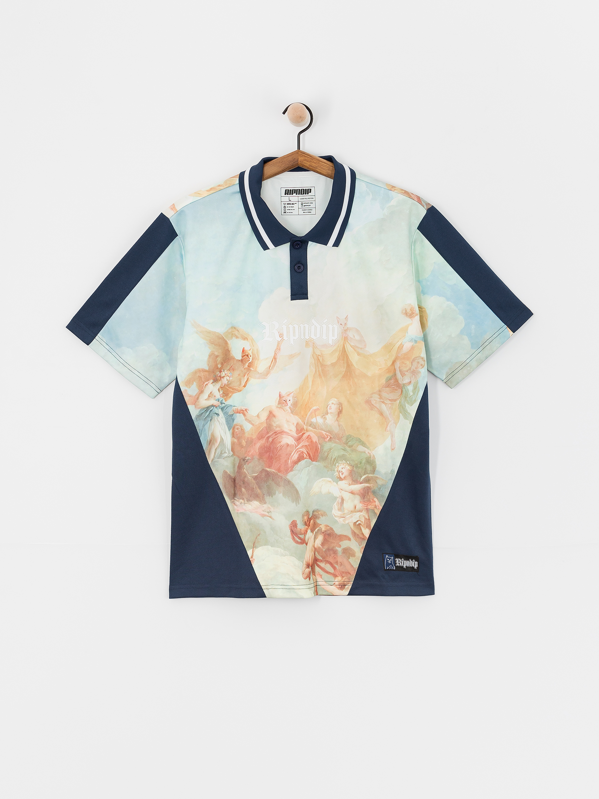 RipNDip T-Shirt Heavens Waiting Soccer Jersey (navy multi)