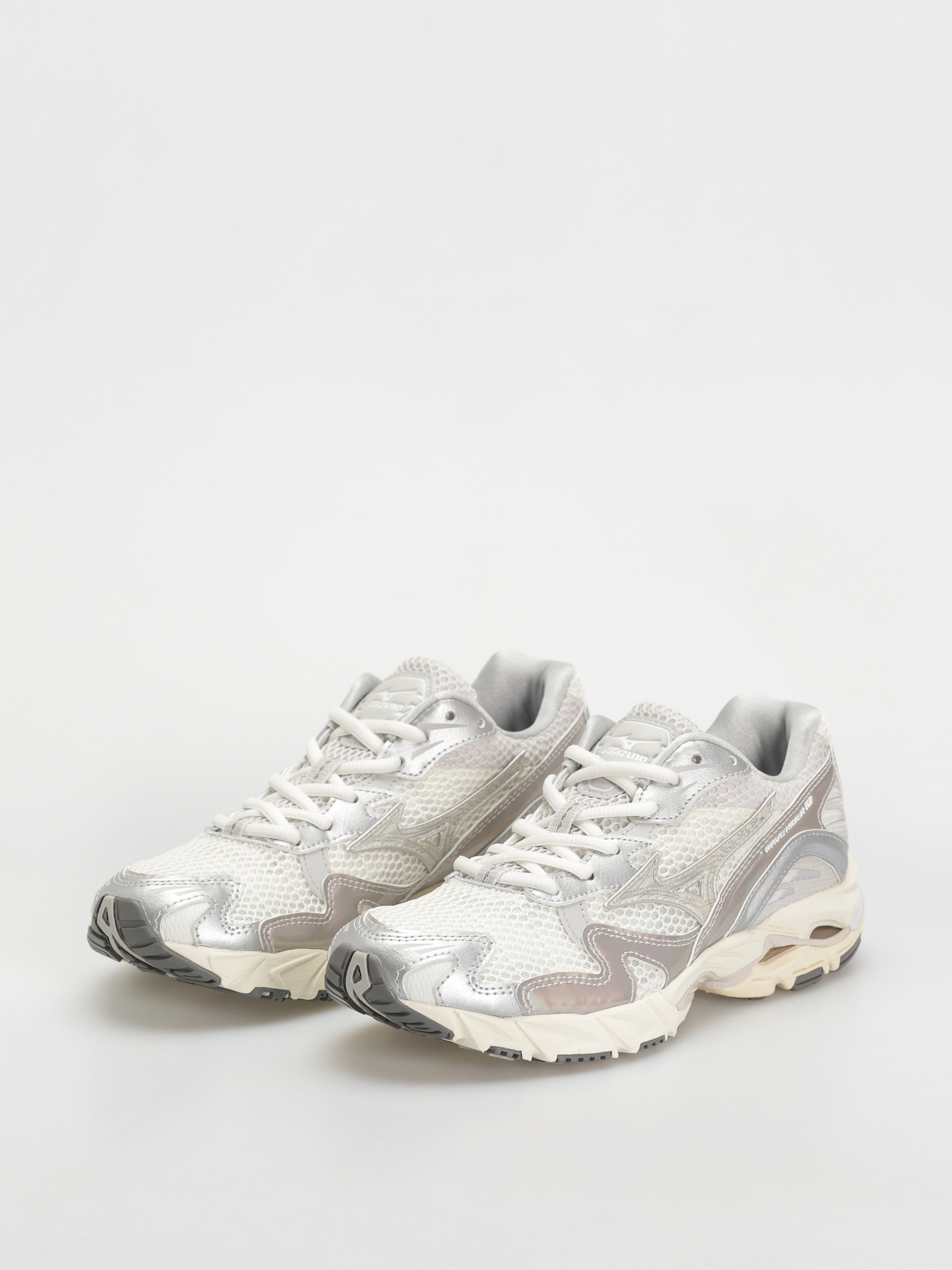 Mizuno Wave Rider 10 Schuhe (white/white sand/nimbus cloud)