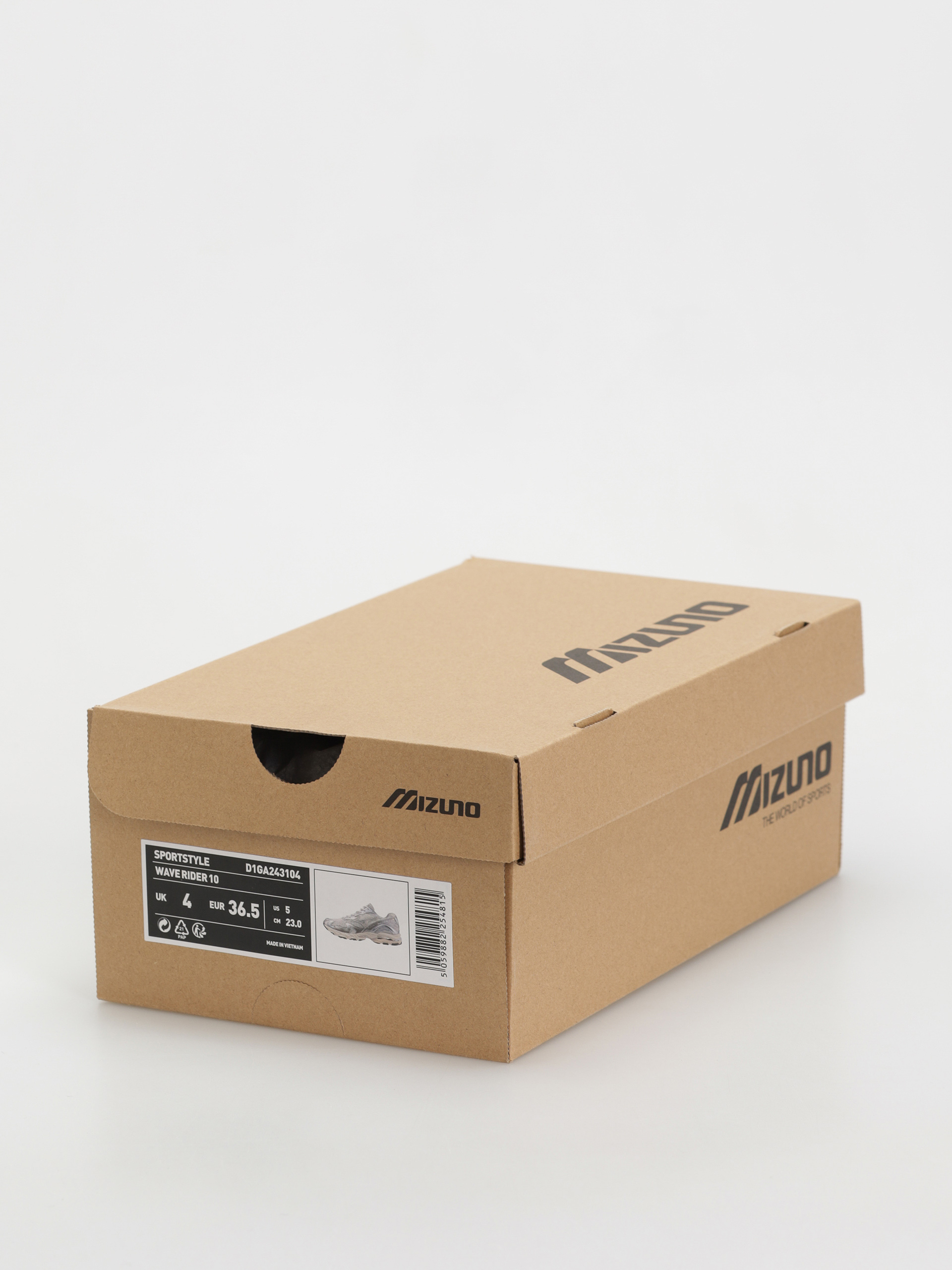 Mizuno Wave Rider 10 Schuhe (white/white sand/nimbus cloud)
