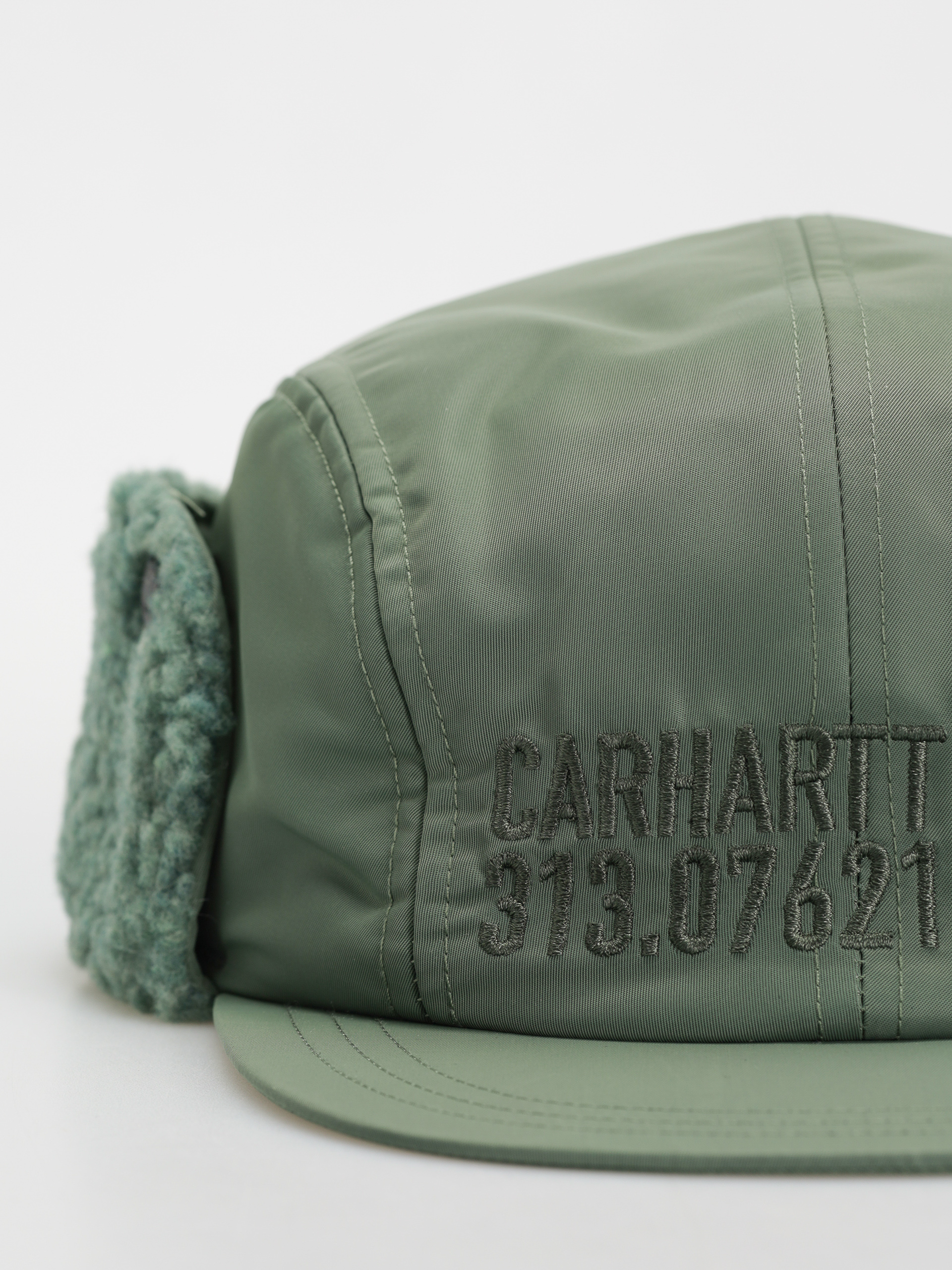 Carhartt WIP Olten Ear Guard Cap - green (duck green/duck green)