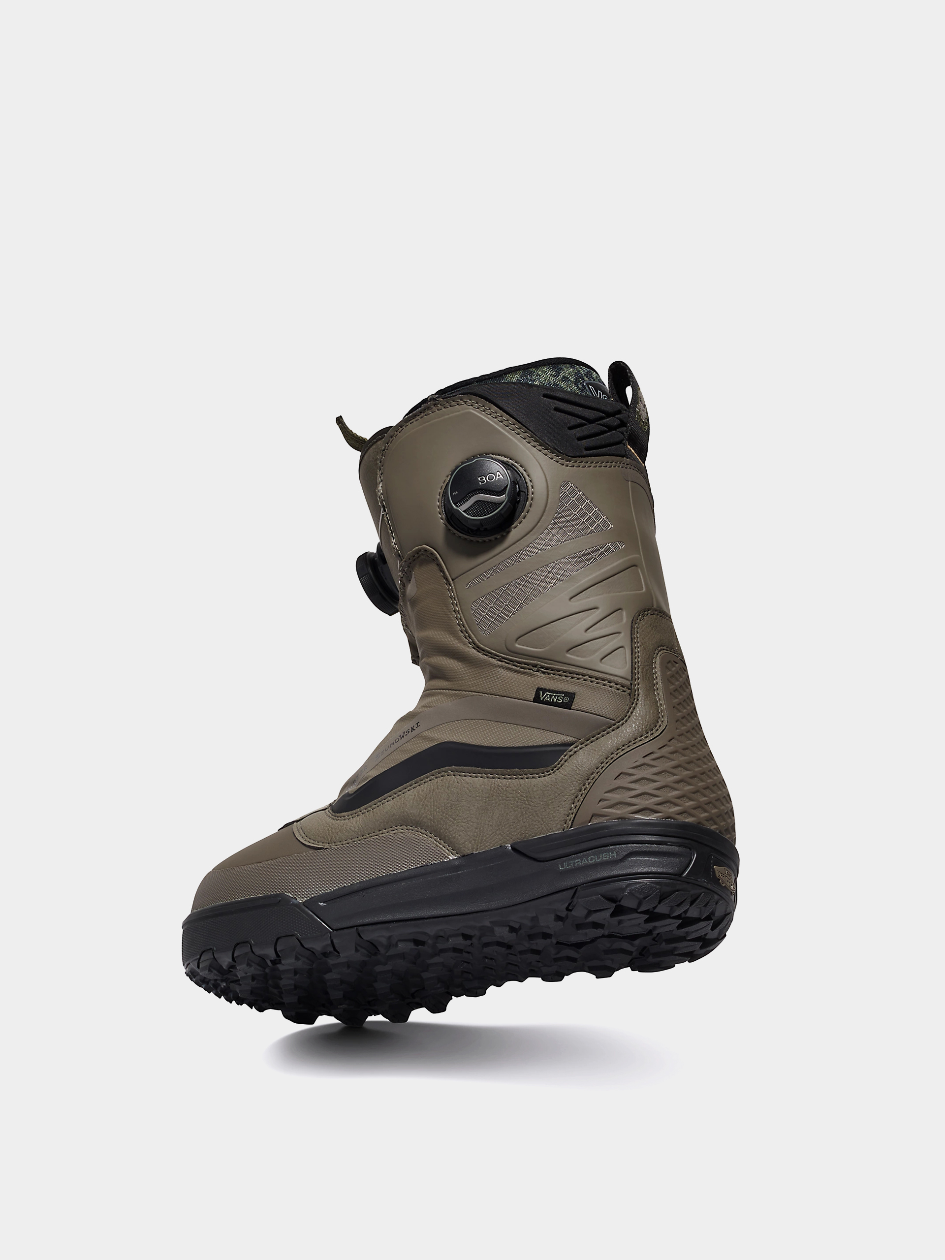 Vintage Mens Vans Parker Brown Leather Freestyle Snowboarding Boots Size 8 M GUC Verse X Parker Szumowski Snowboard Boot in Bungee Cord Brown  main image 3