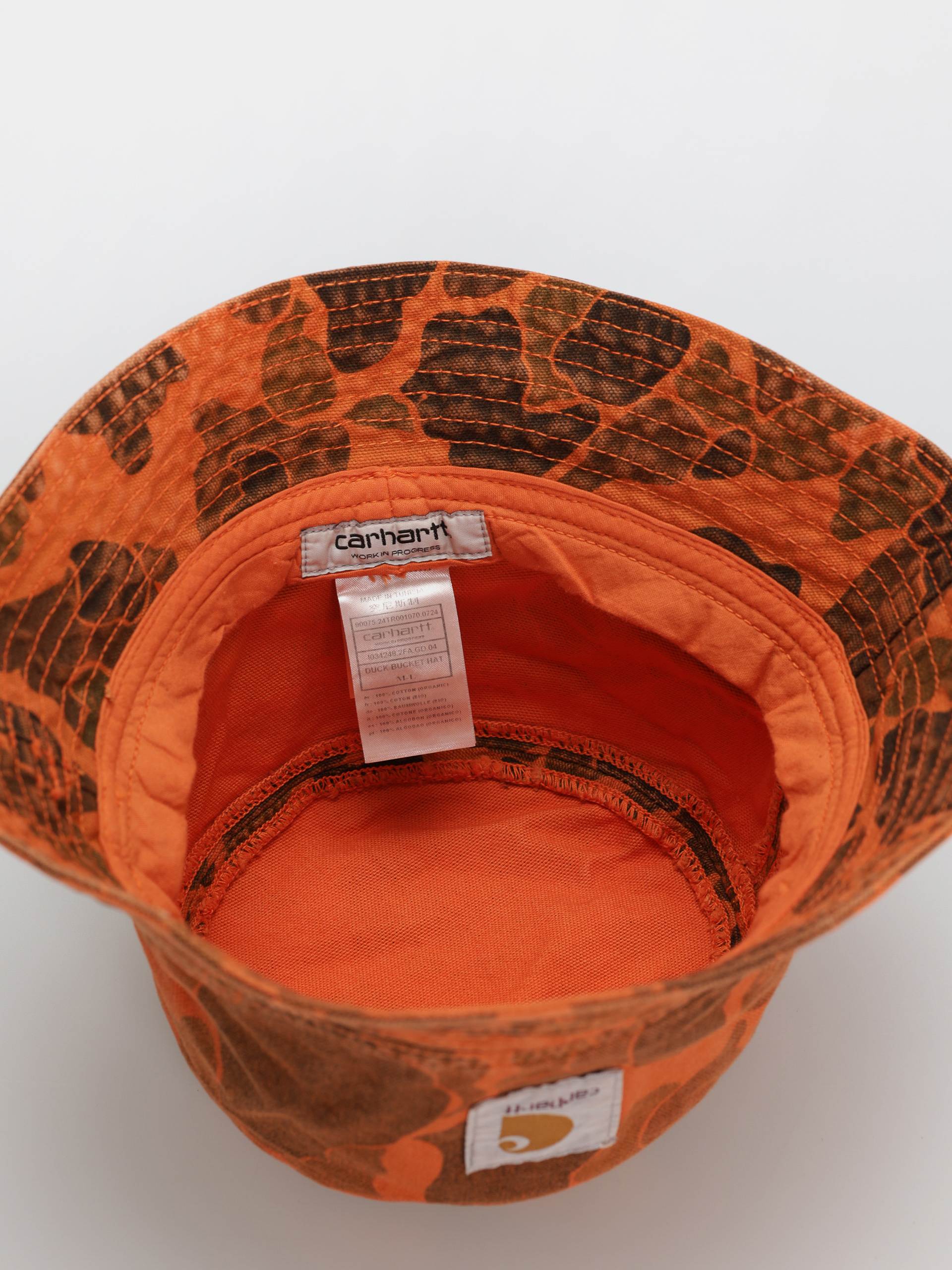 Carhartt WIP Duck Bucket Hut/Schibermütze (camo duck/green/turmeric)