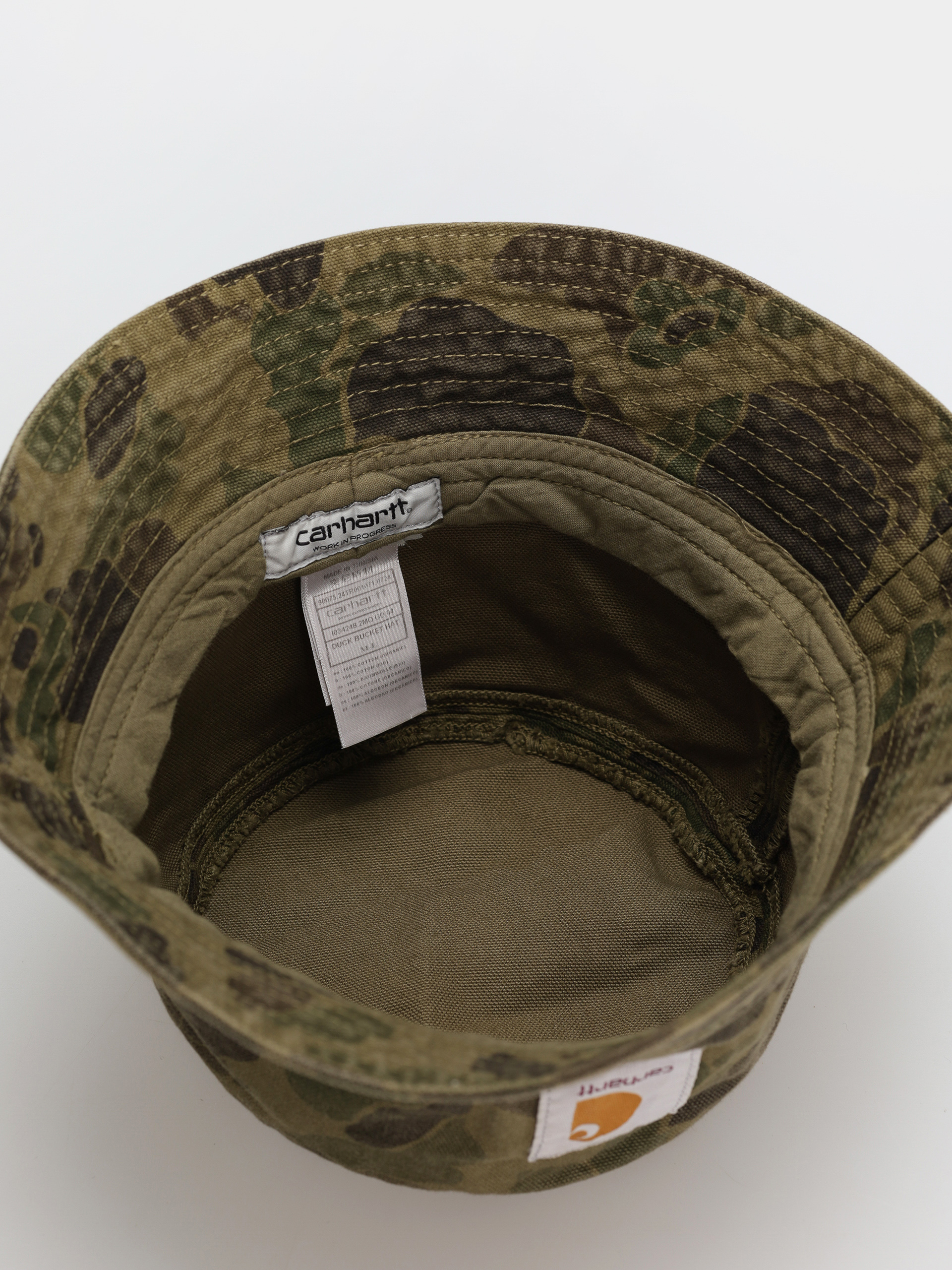 Carhartt WIP Duck Bucket Hat - camo (camo duck/green/office