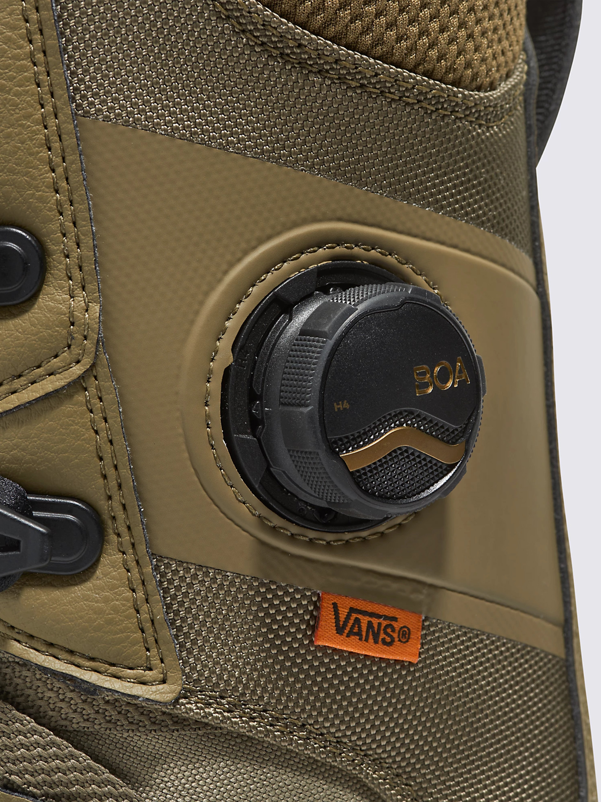 Vans Snowboard boots Invado Pro - black, green (black/olive)