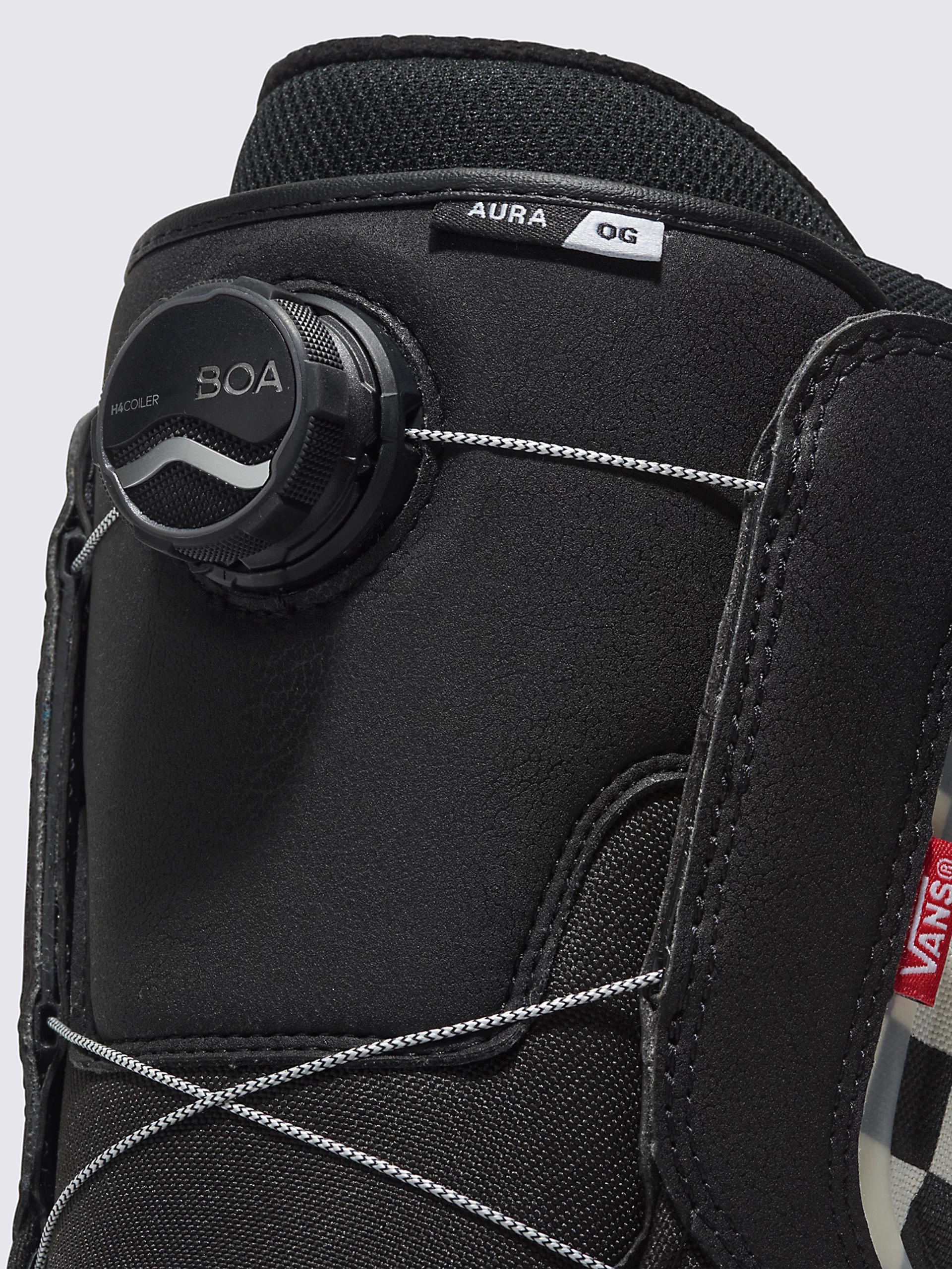 Herren Vans Snowboard Schuhe Aura Og (black/checkerboard)