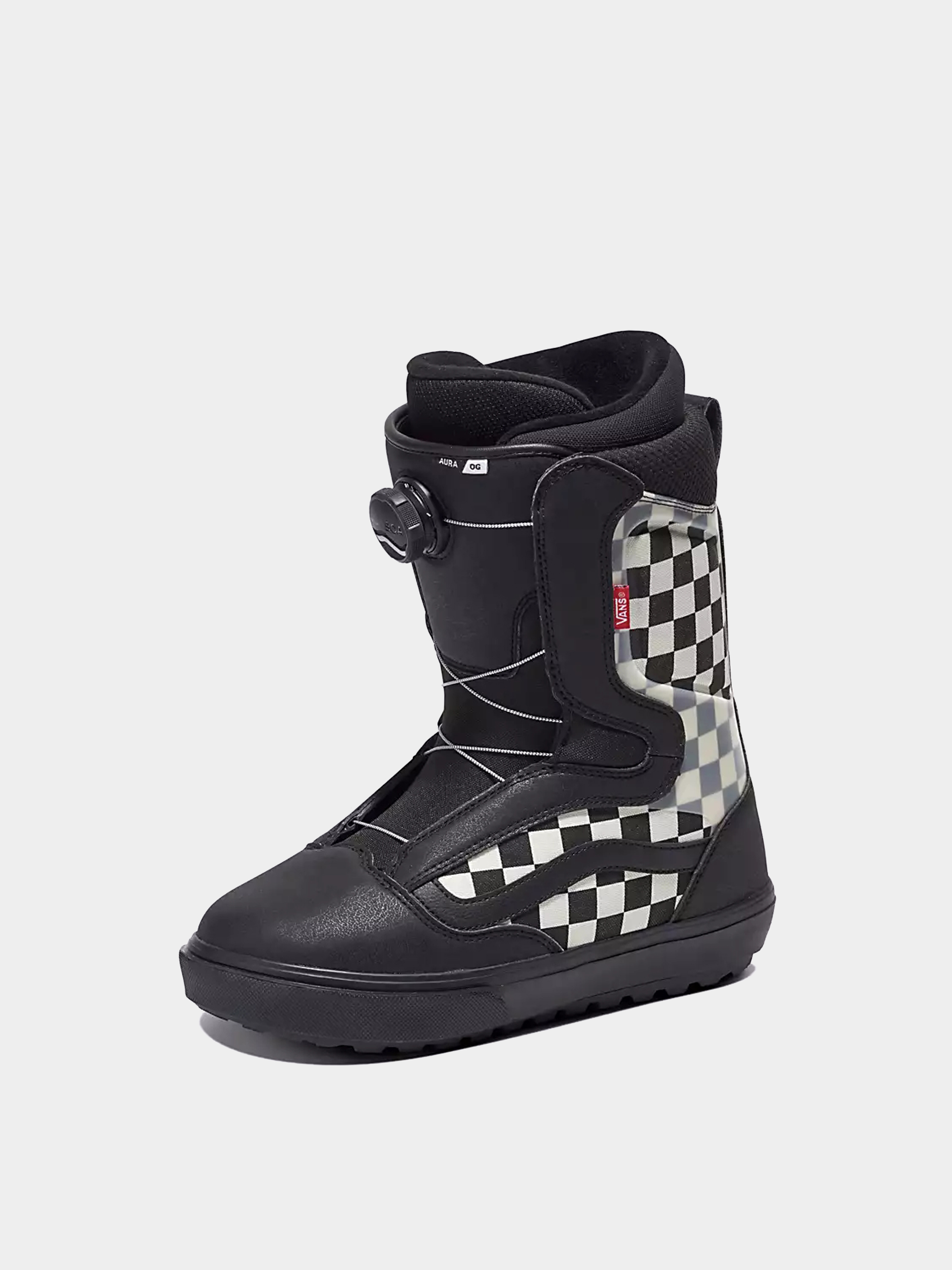 Vans Snowboard boots Aura Og white black multicolor black checkerboard