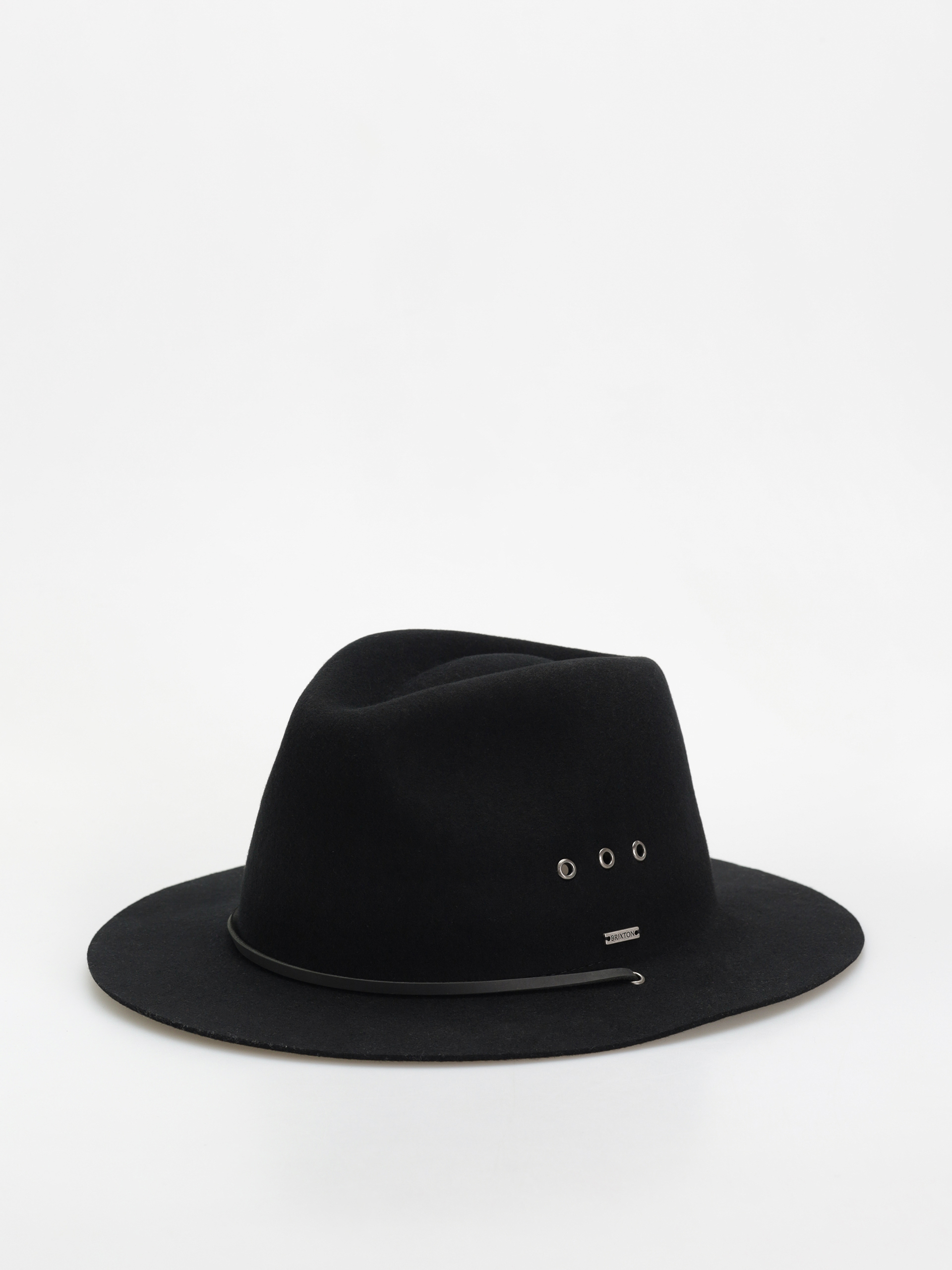 Brixton Hat Wesley Wthr Guard Packable Fedora (black)