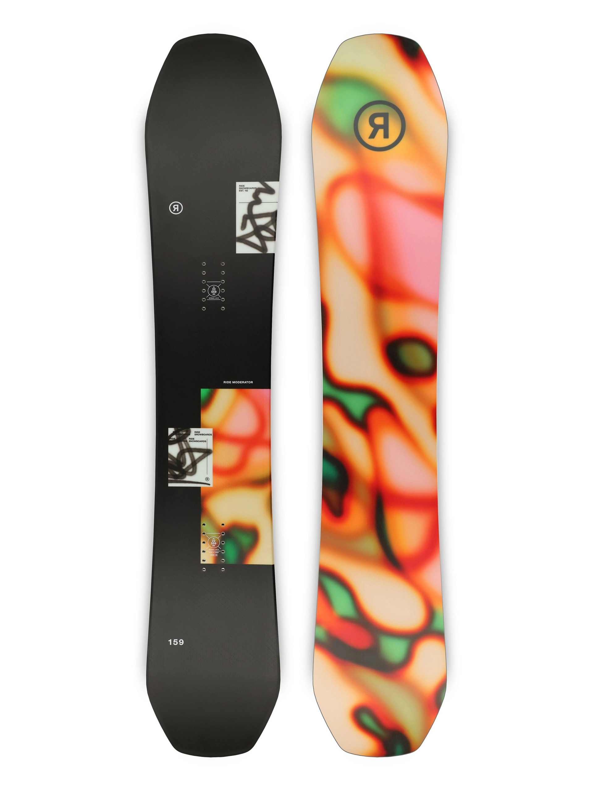 Ride Snowboard Agenda - black (black/green/white)