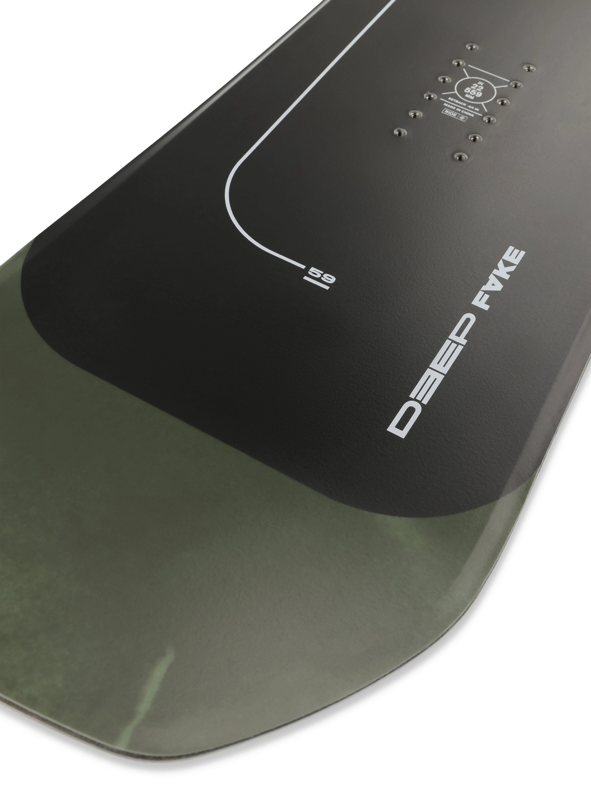 Mens Ride Snowboard Deep Fake