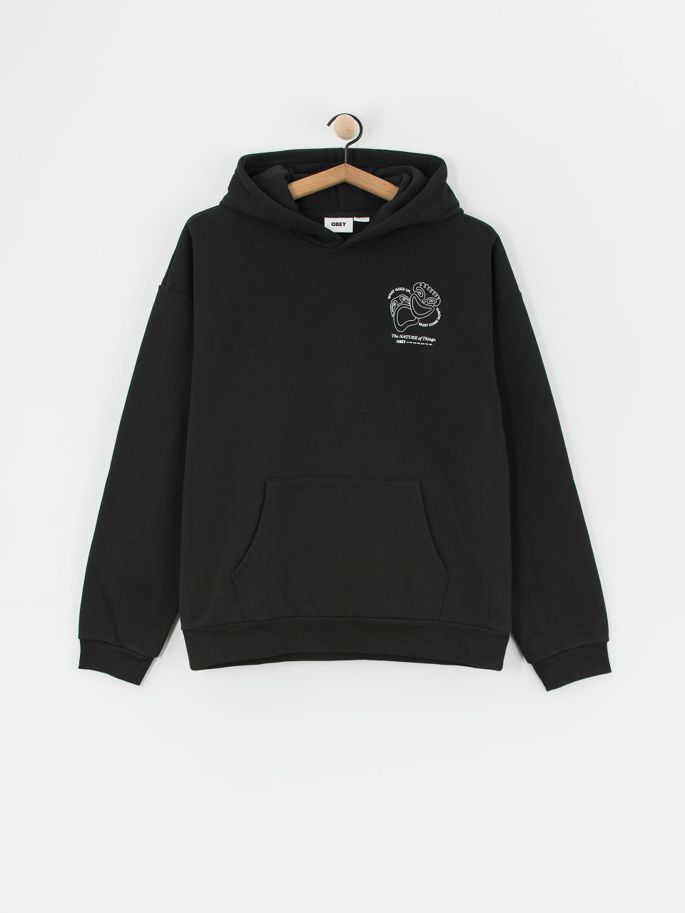 OBEY Nature Extra Heavy HD Hoodie (black)