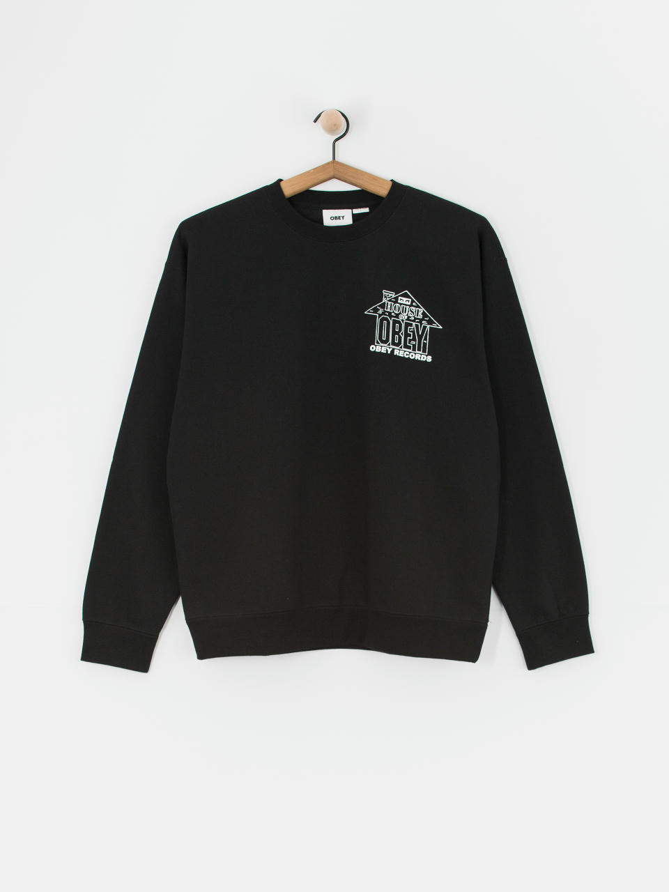 OBEY House Of Obey Records Sweatshirt (black)