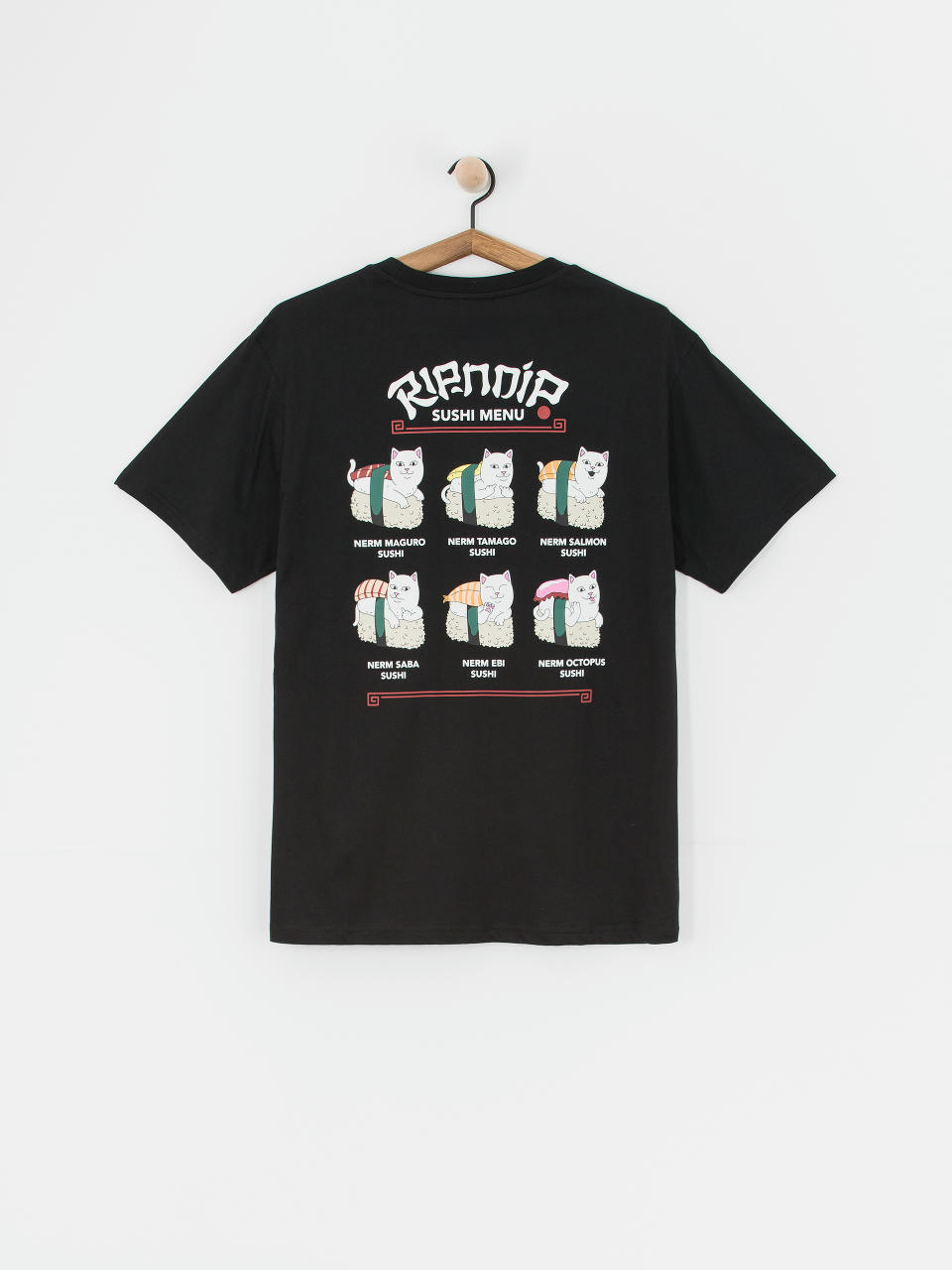 RipNDip Sushi Nerm T-Shirt (black)