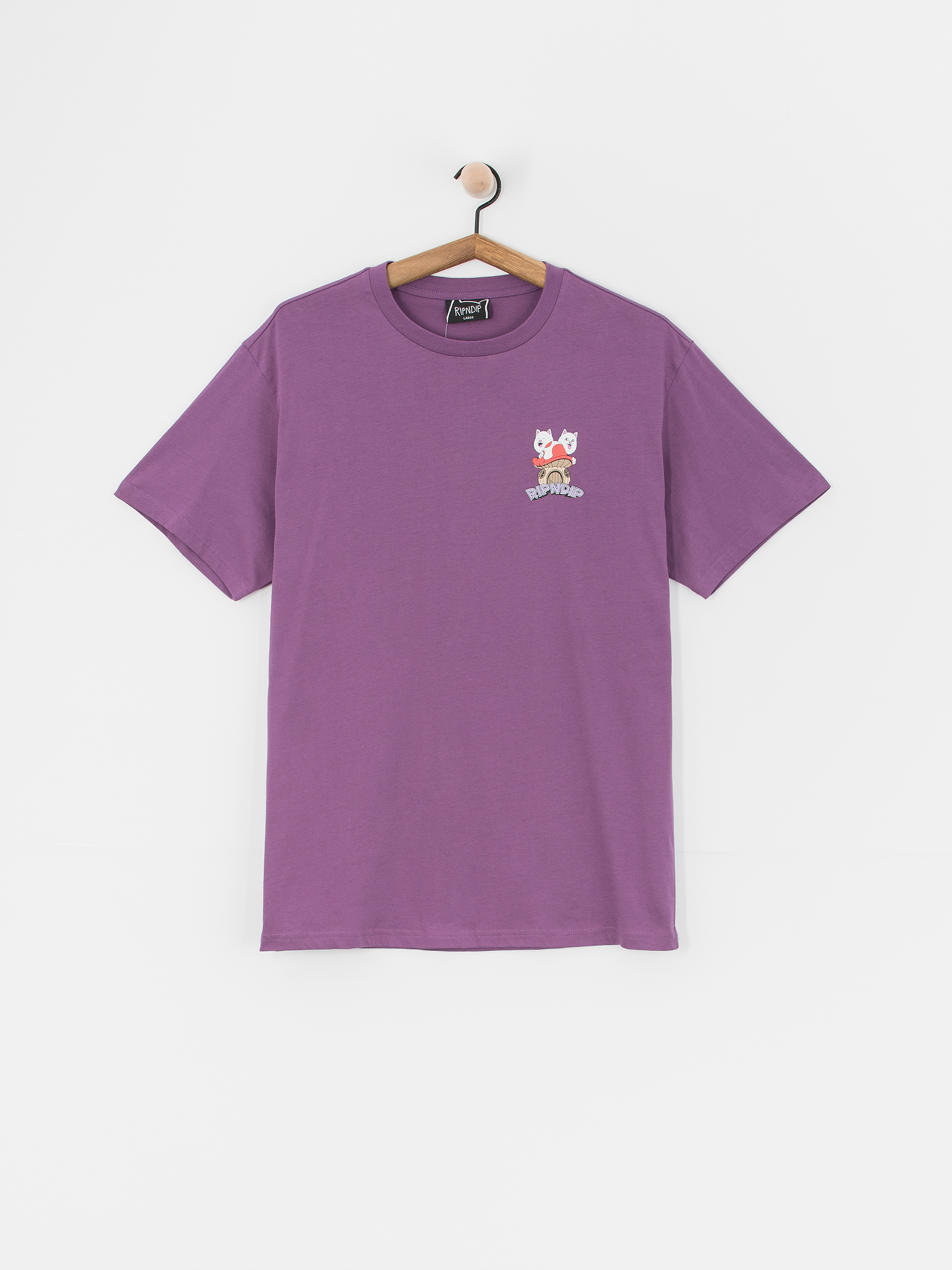 RipNDip Shroom House T-Shirt (plum)