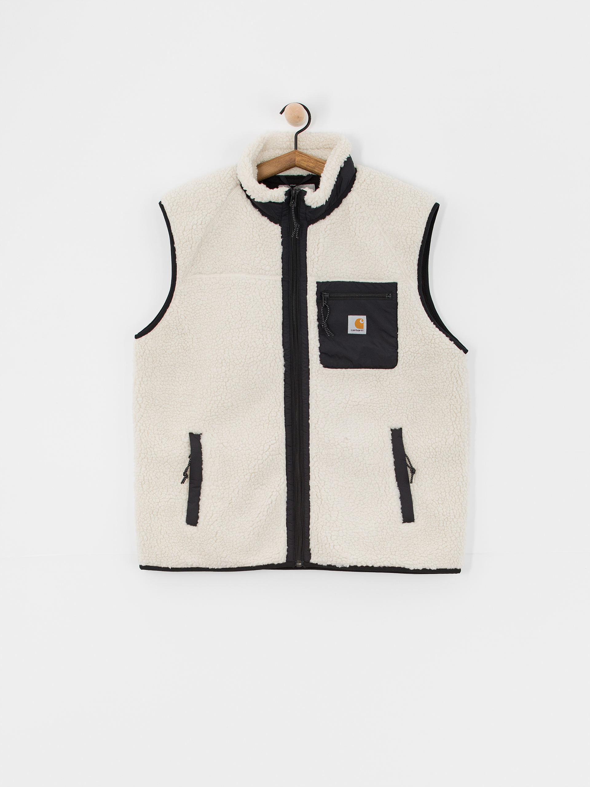 Carhartt WIP Vest Prentis Liner - white (moonbeam/black)