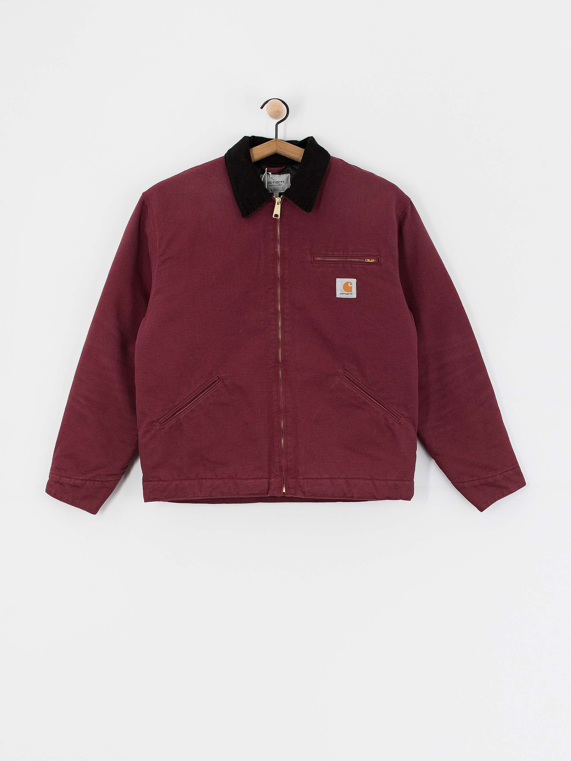 Carhartt WIP Jacke OG Detroit Weinrot (malbec/black)