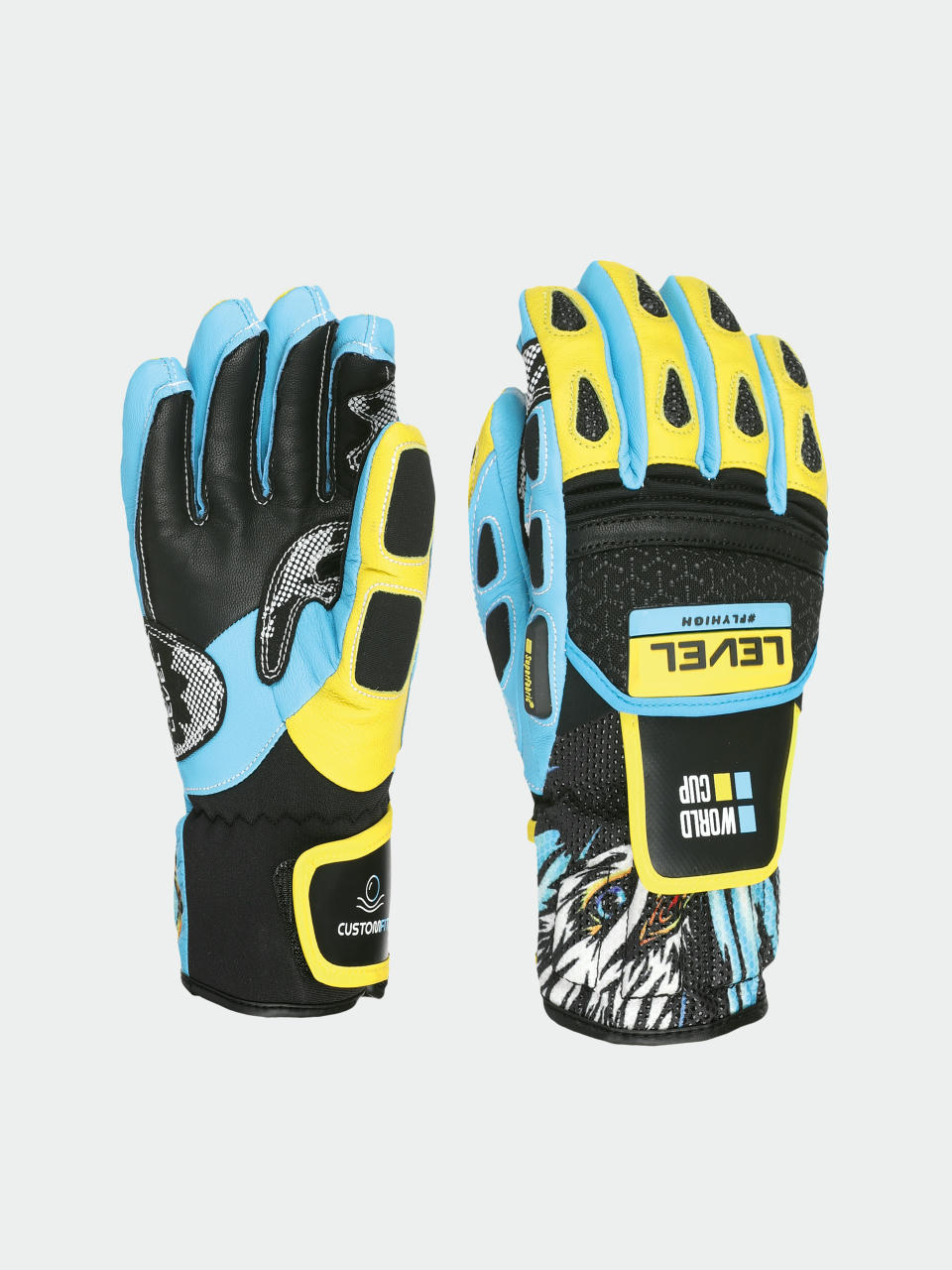 Level Gloves Worldcup Jr Cf JR (yellow blue)