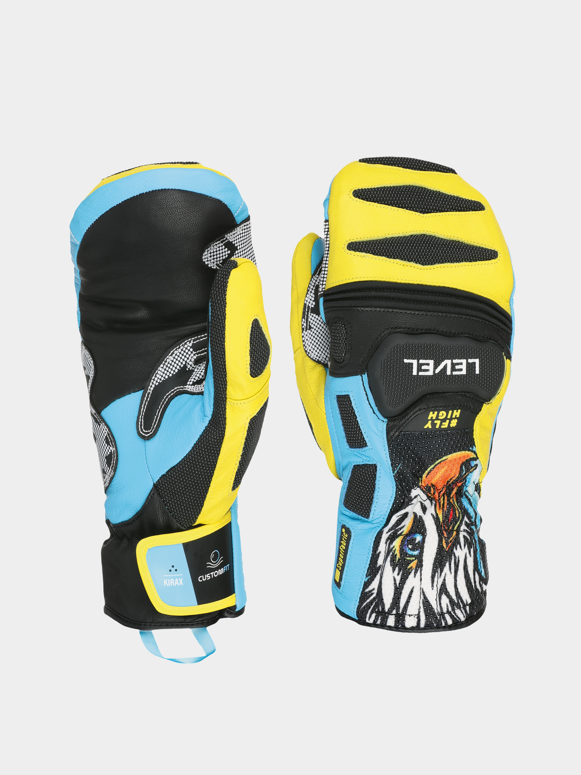 Level Gloves Sq Cf Mitt (yellow blue)