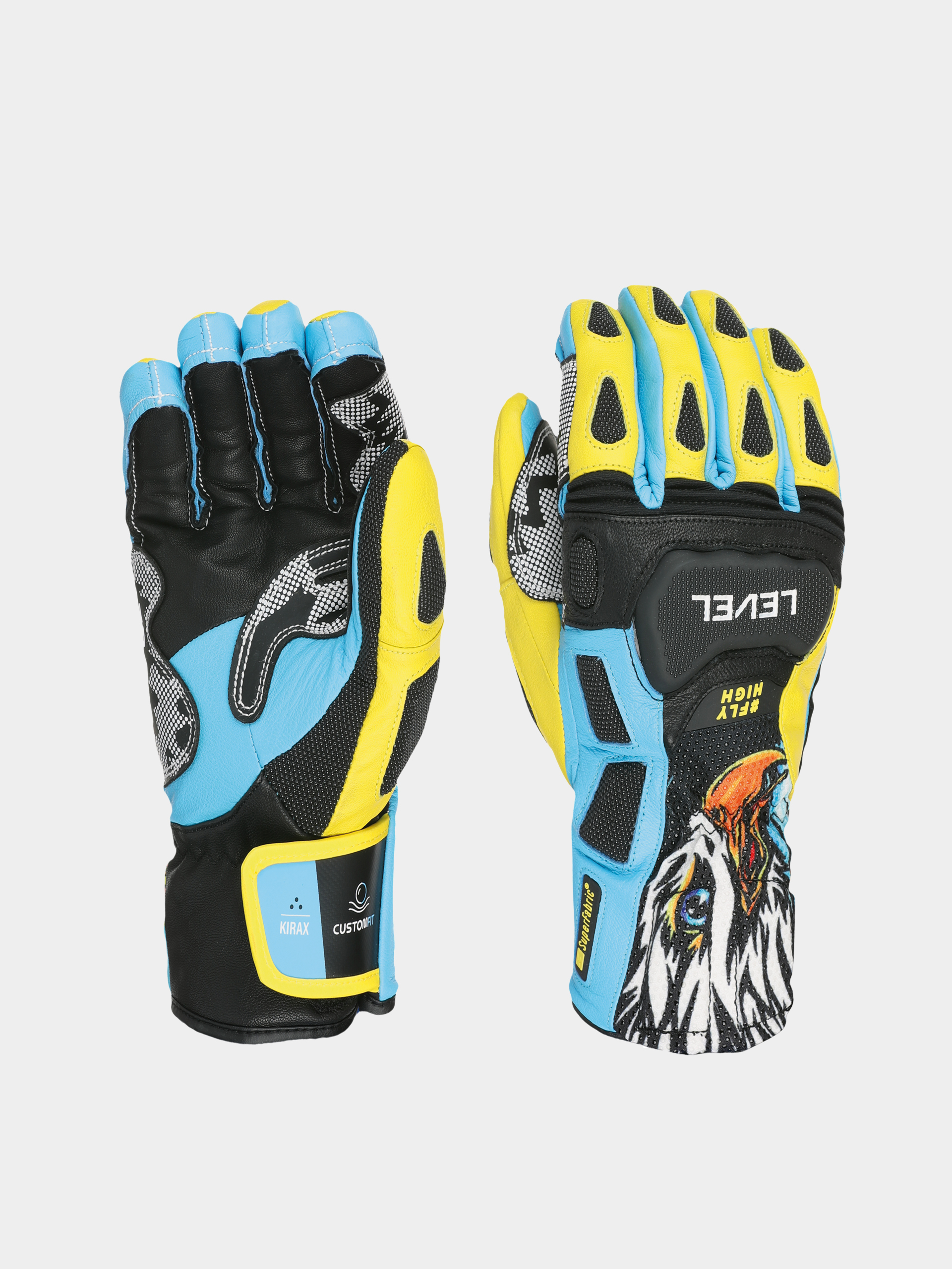 Level Gloves Sq Cf - blue, yellow, multicolor (yellow blue)