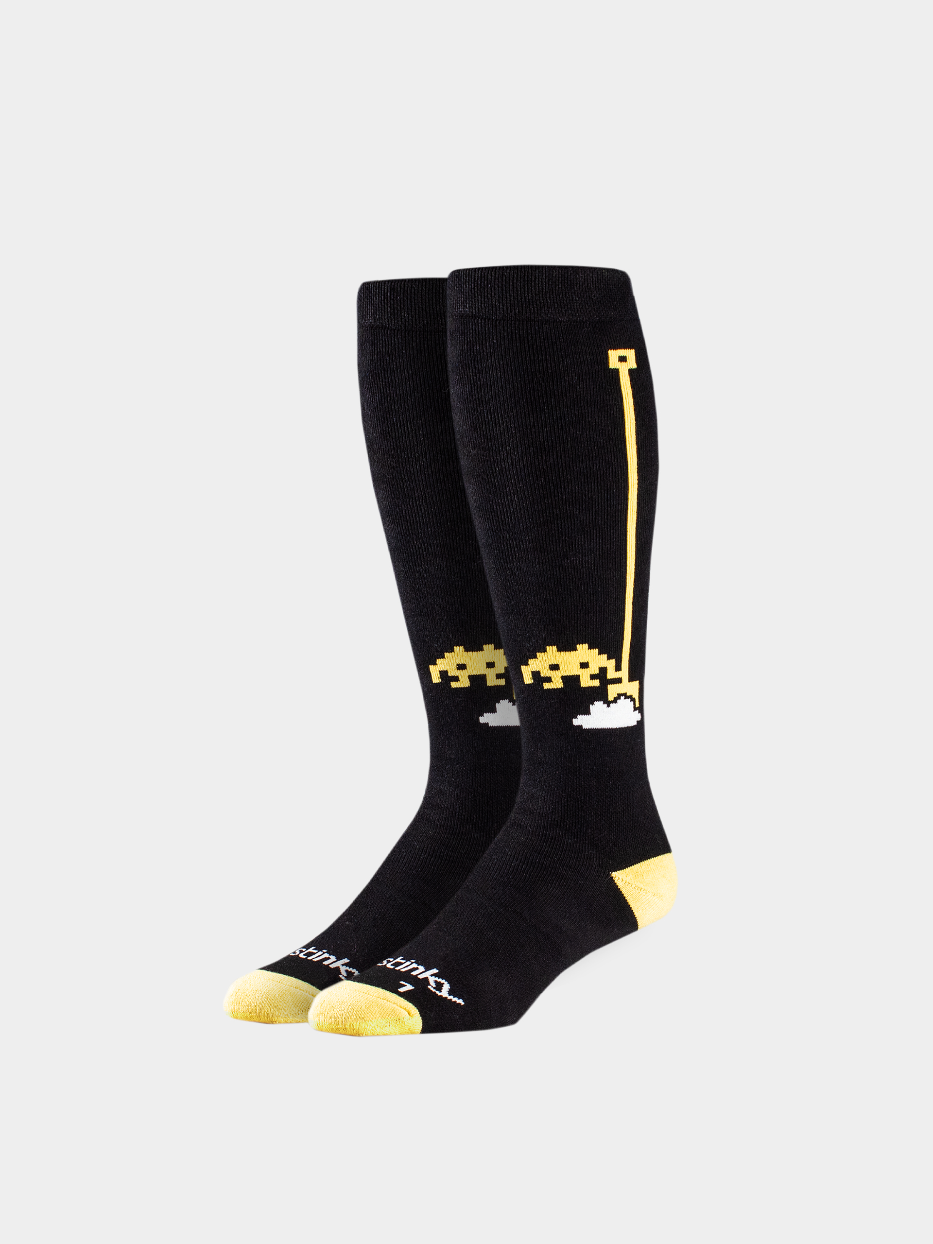 Stinky Socks Socken Snowboy Bit Bit Shovel (black/yellow)