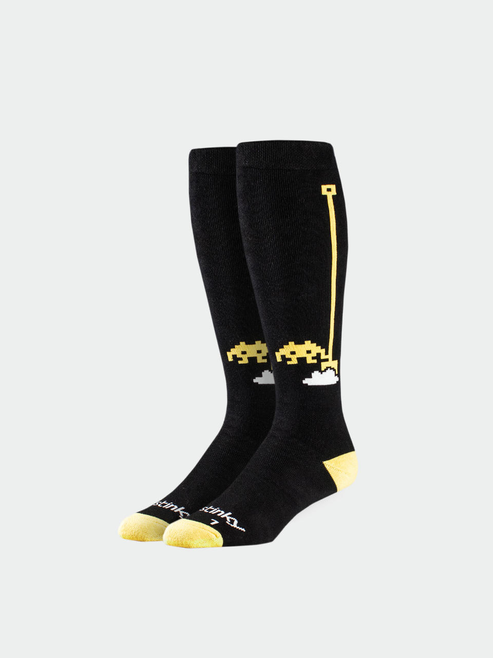 Stinky Socks Socks Snowboy Bit Bit Shovel (black/yellow)