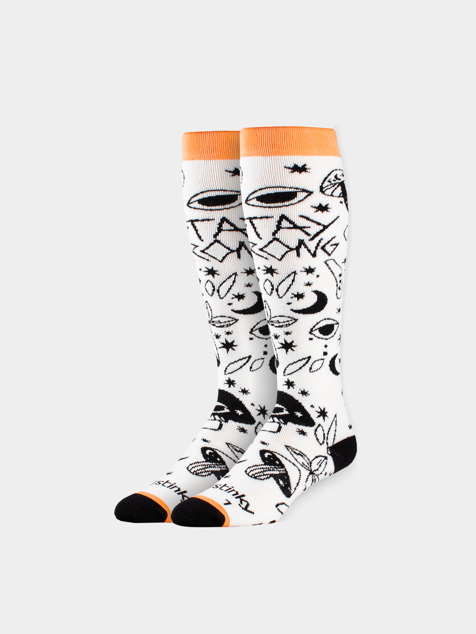 Stinky Socks Socken Stay Wrong (white/black)